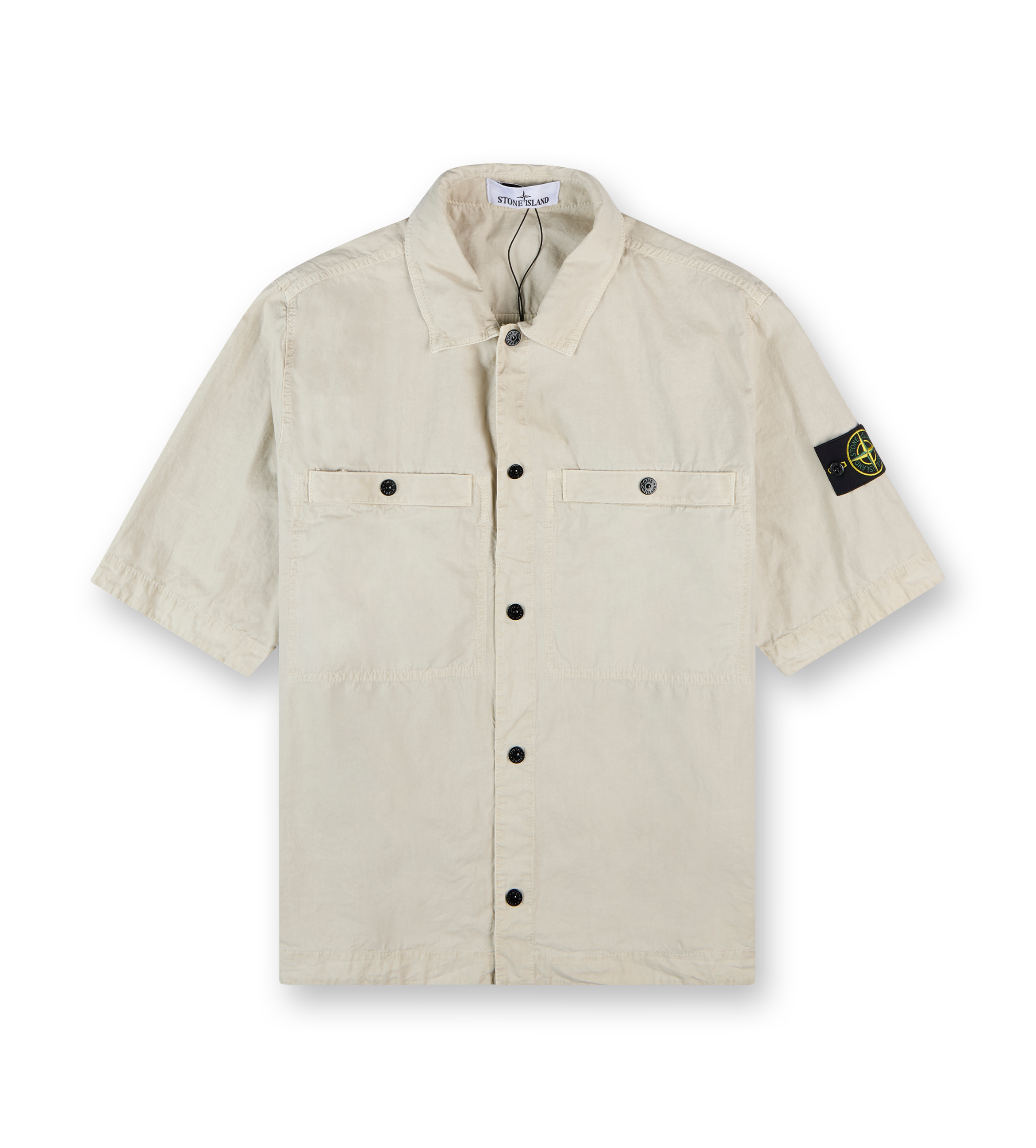 Corta Short Sleeve Overshirt Sand