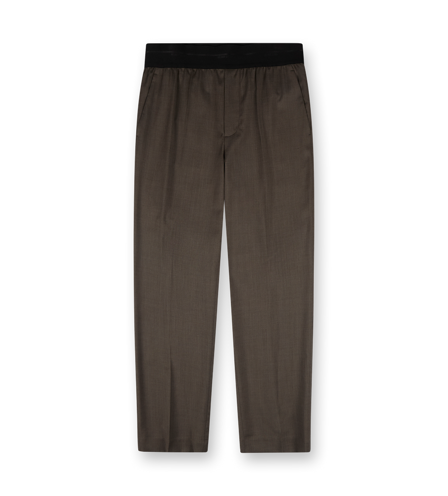 Tapered Pull-On Trousers
