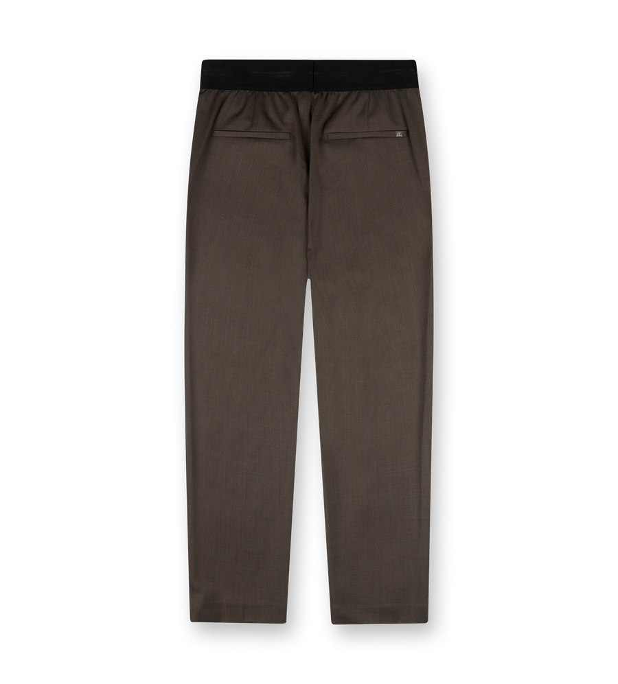 Tapered Pull-On Trousers