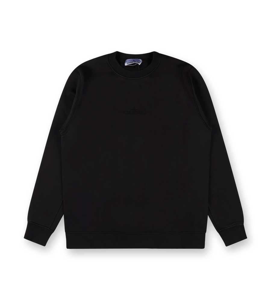 Logo-embroidered Sweatshirt Black