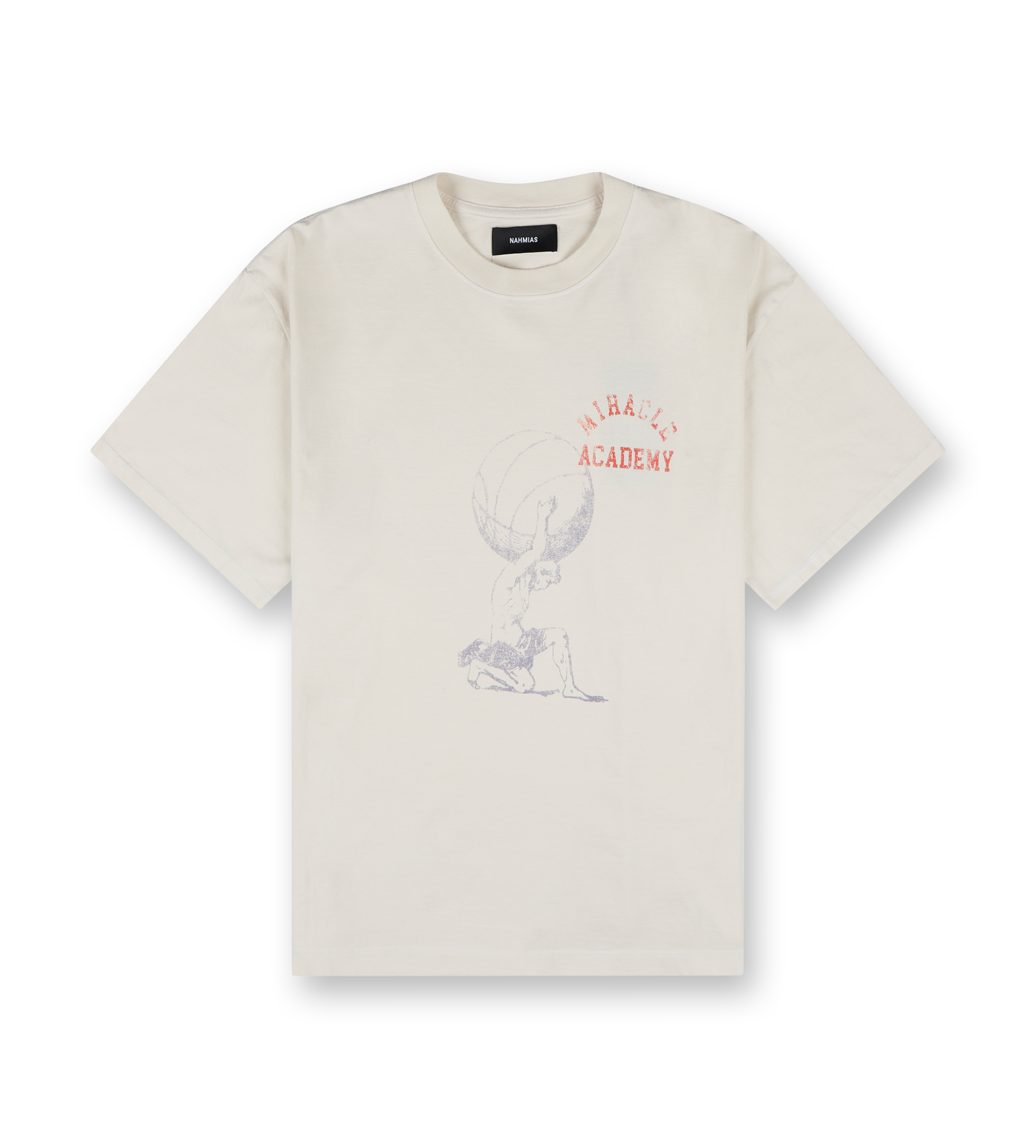 Miracle Atlas Boxy T-shirt Egg White