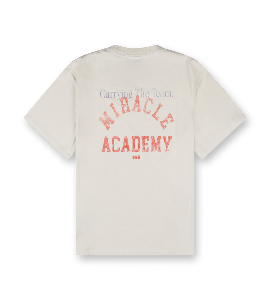 Miracle Atlas Boxy T-shirt Egg White