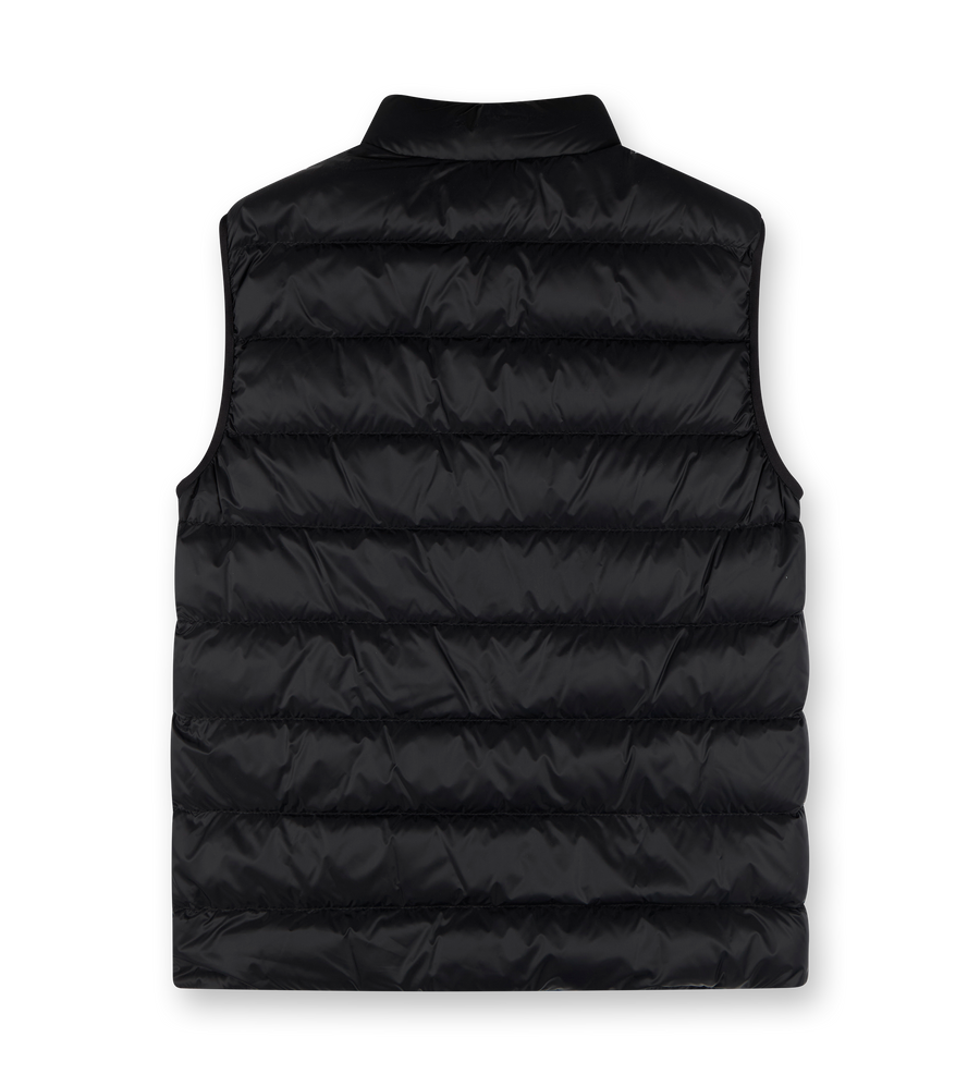 Quilted Down Vest Black
