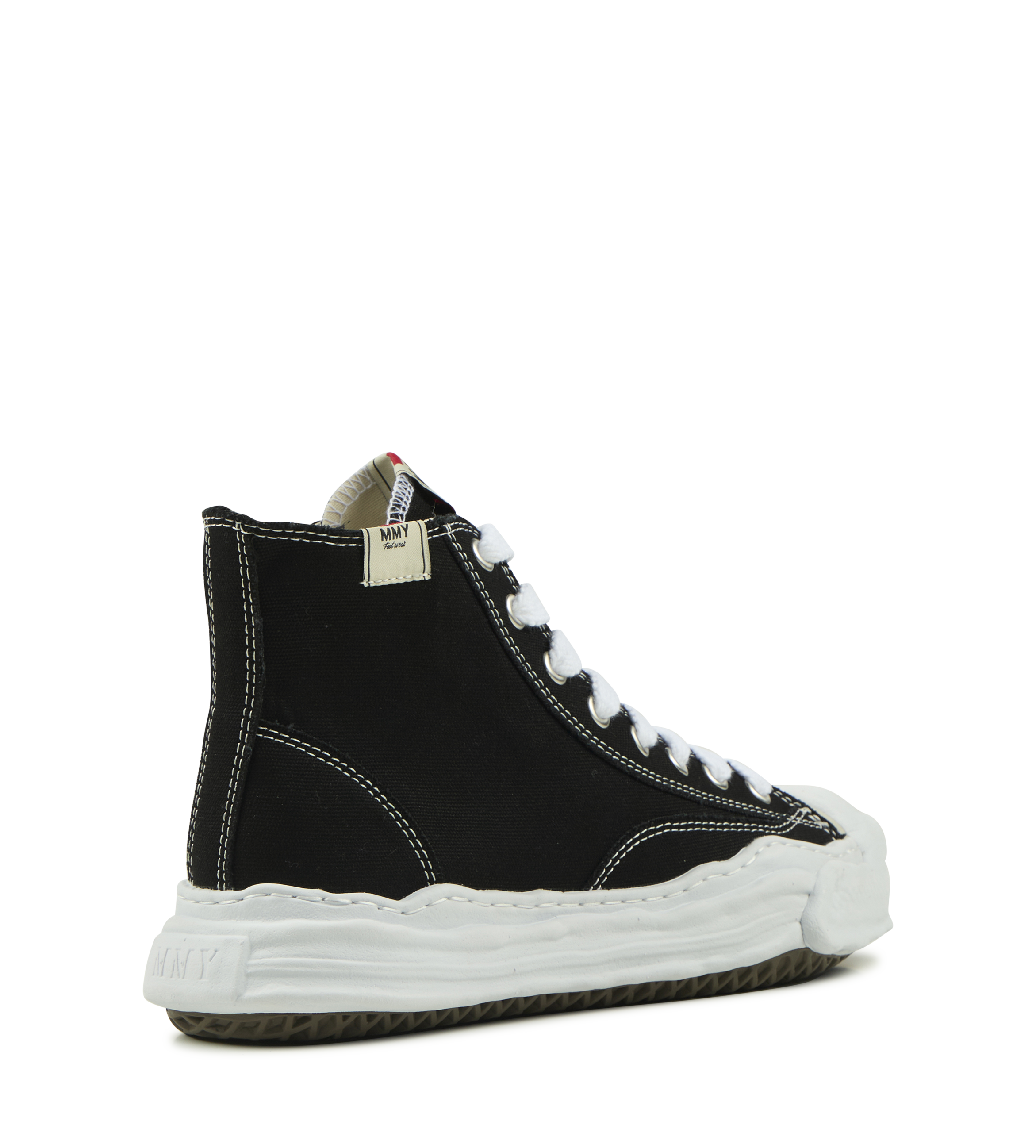 Hank OG Sole Canvas High-Top Sneakers in Black
