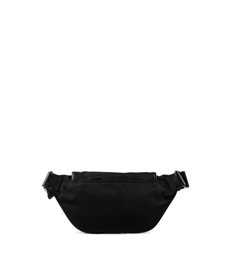 Re-Nylon and Saffiano Leather Shoulder Bag