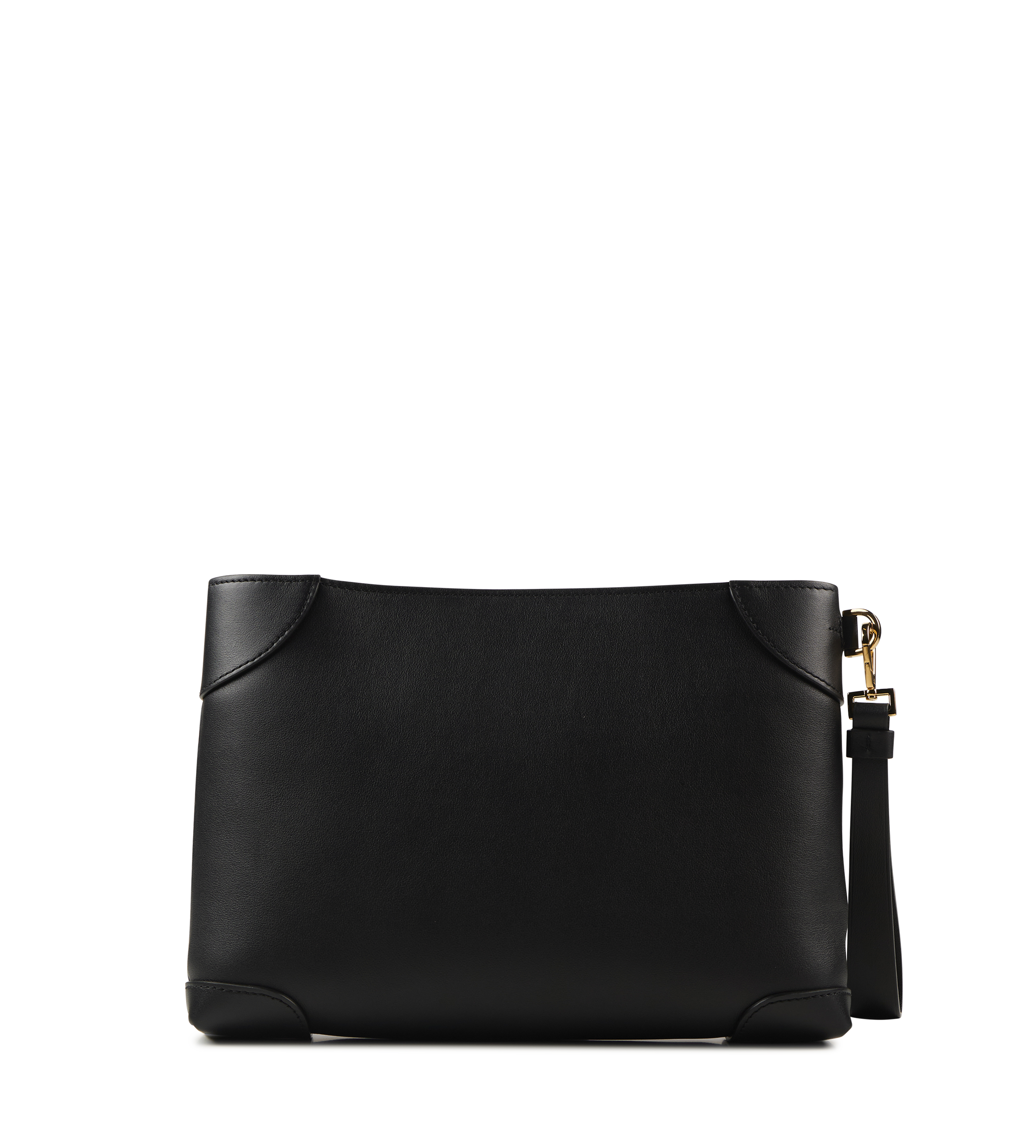 Leather Document Holder Black