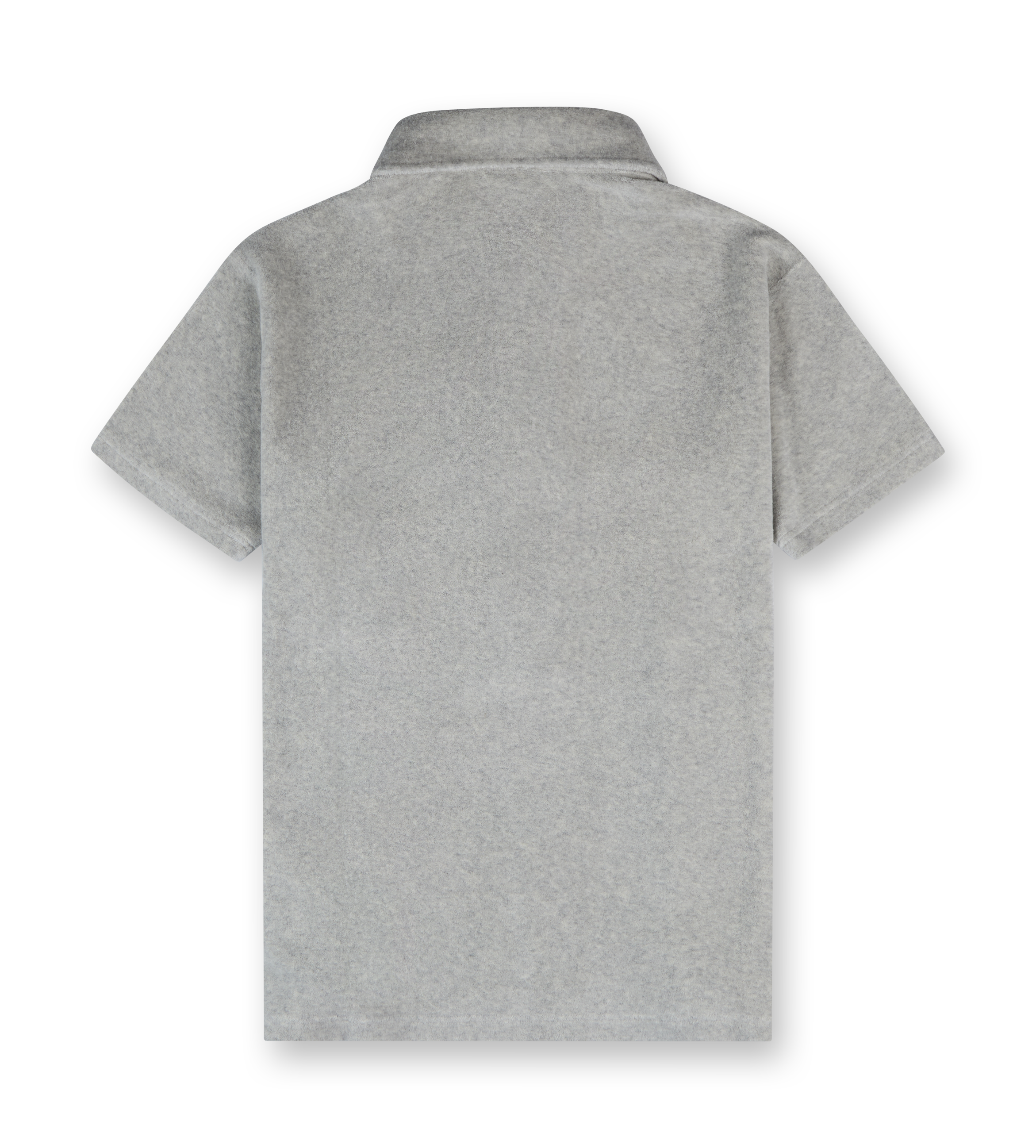 Knitted Polo Shirt Light Grey