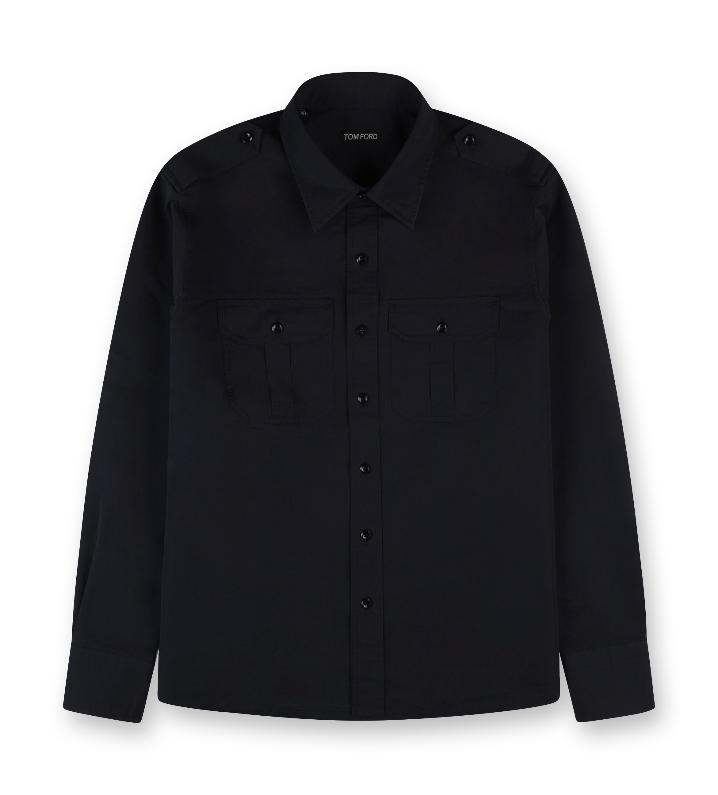 Cotton Poplin Shirt Navy