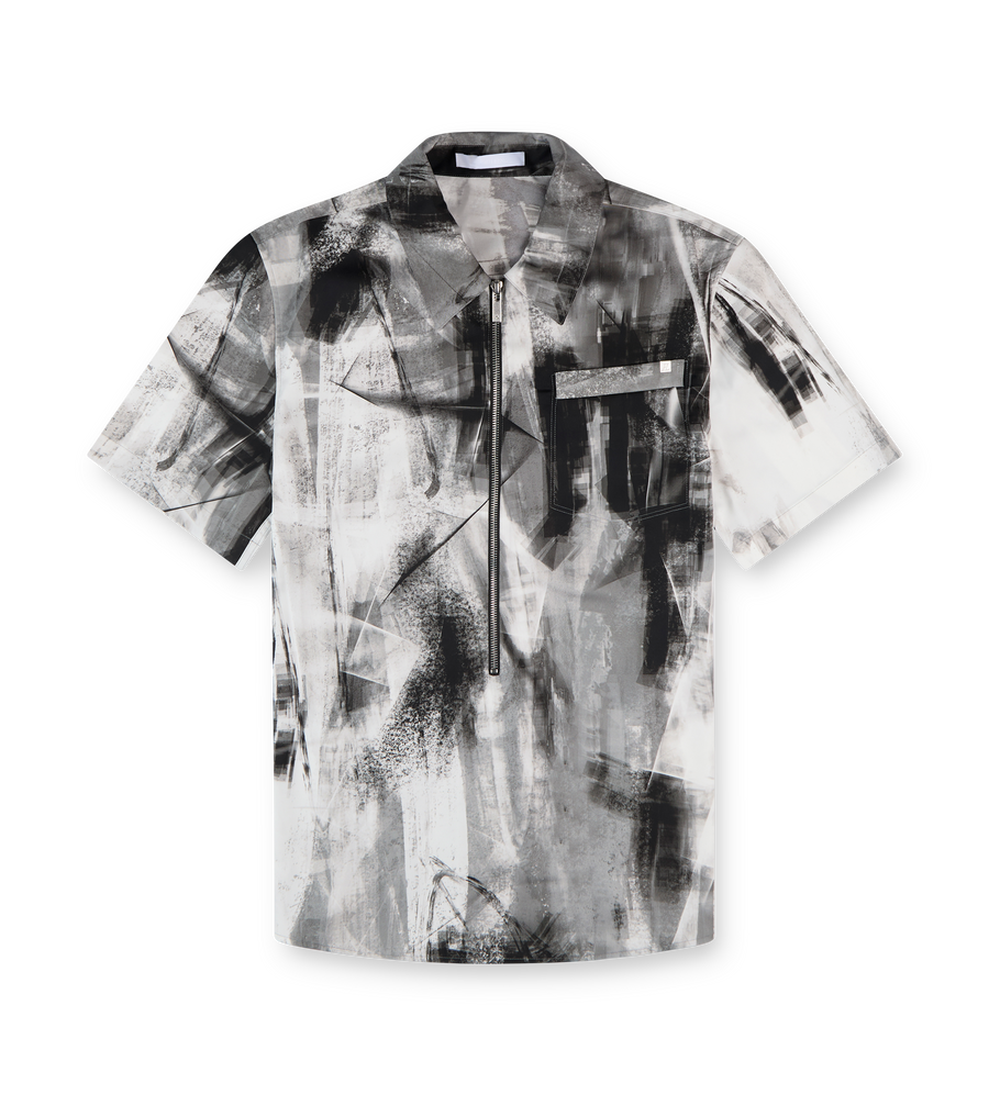 Zip Scribble Shirt