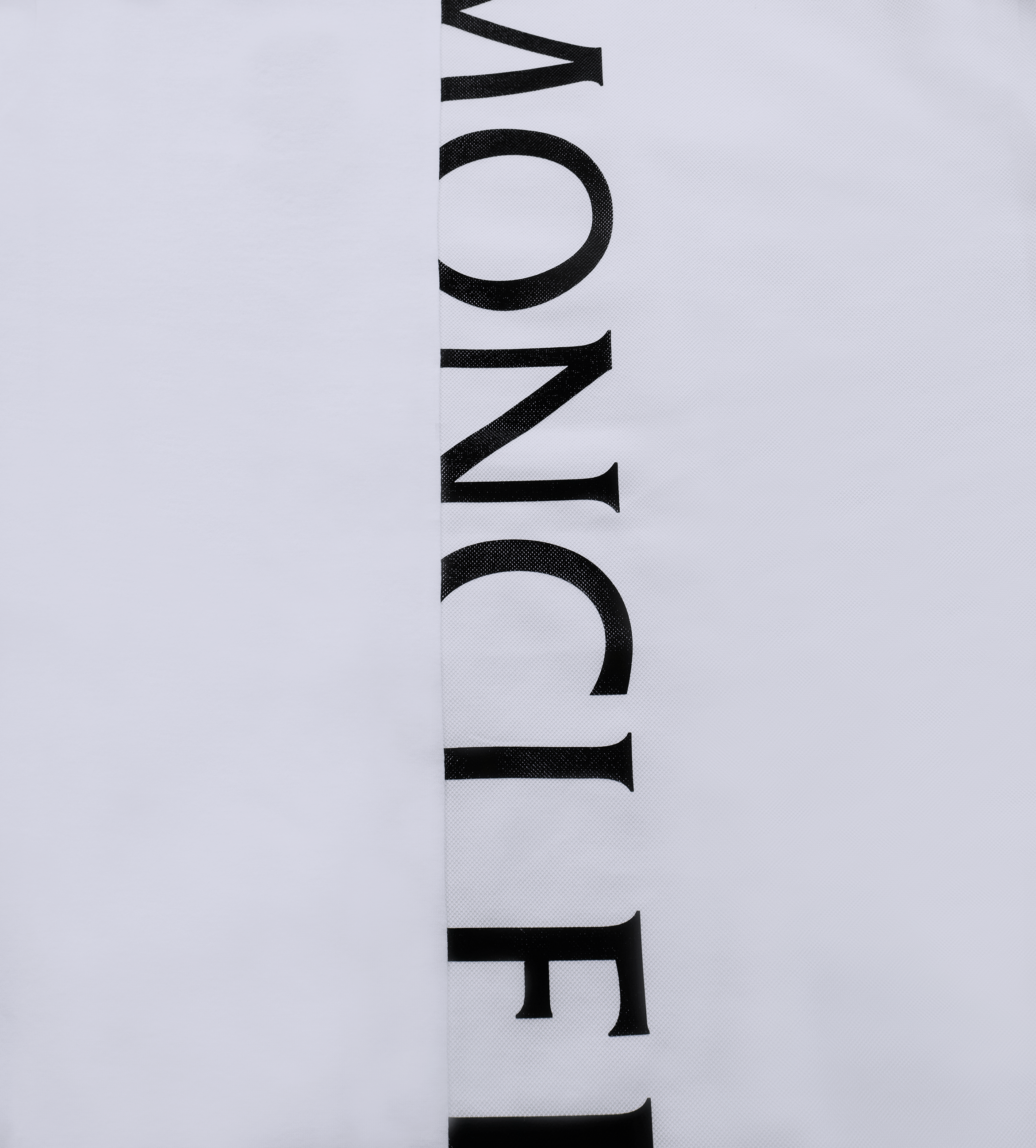 Vertical Back Logo Cotton T-Shirt White