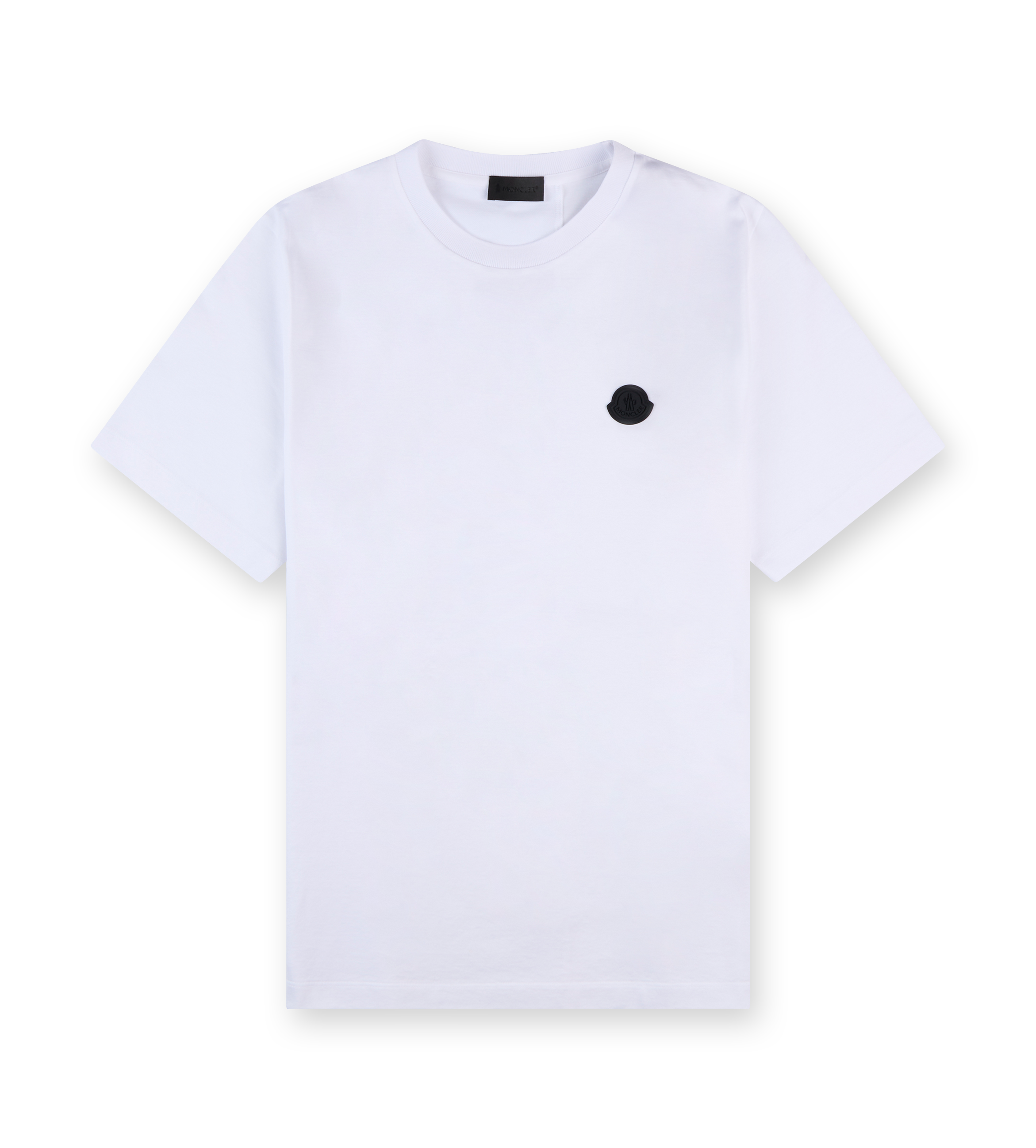 Vertical Back Logo Cotton T-Shirt White