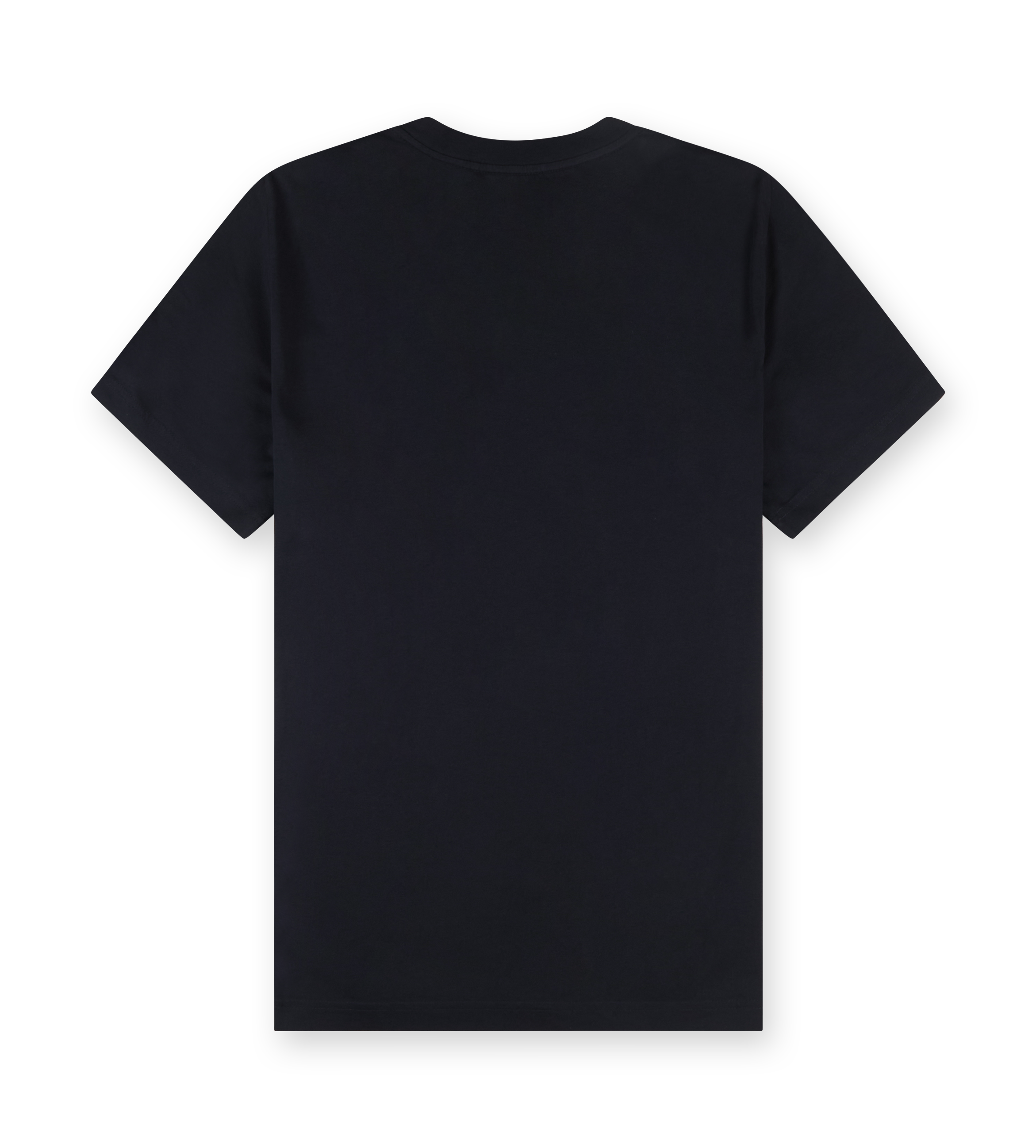 Faded Logo Cotton T-shirt Navy Blue