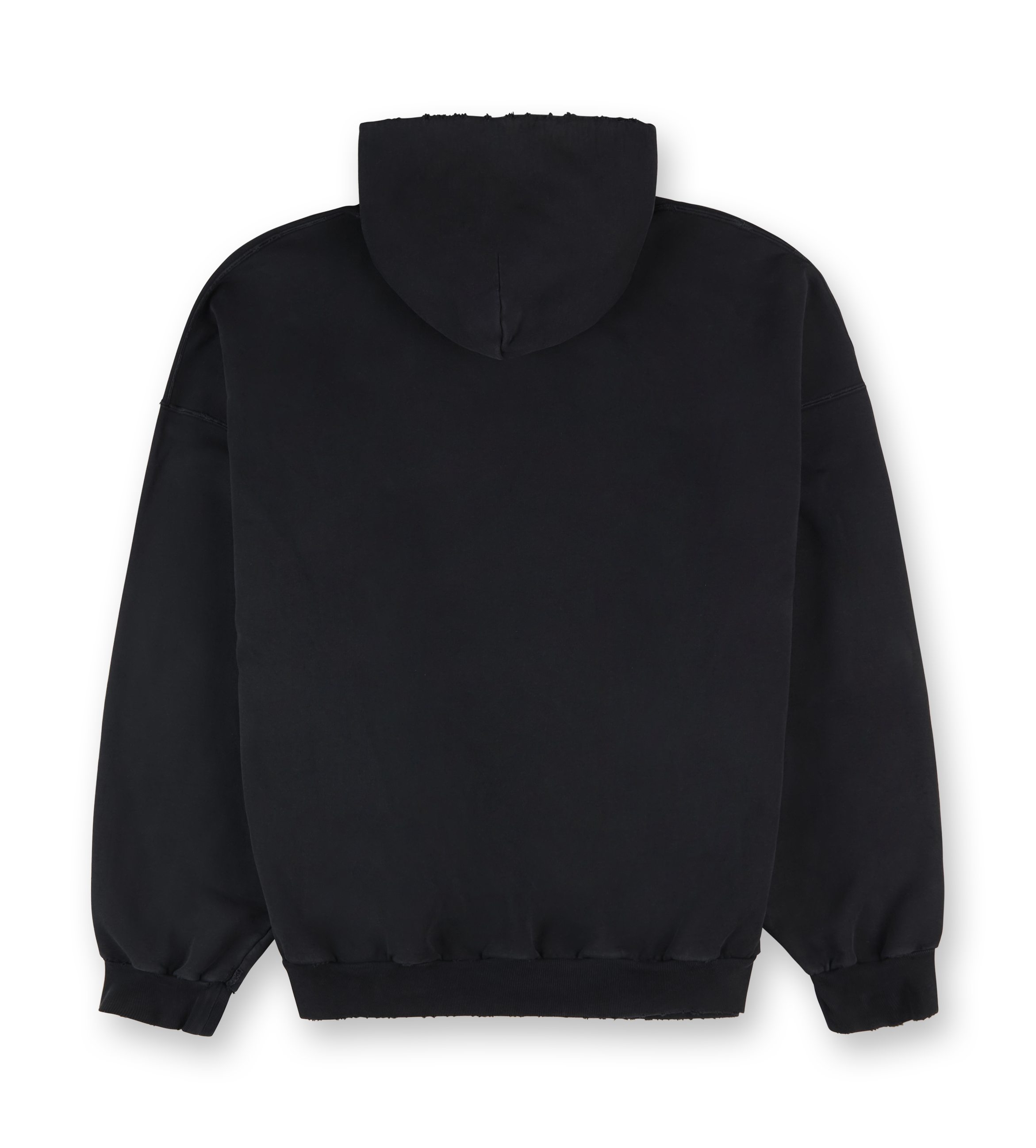 Balenciaga PS25 Large Fit Hoodie Black