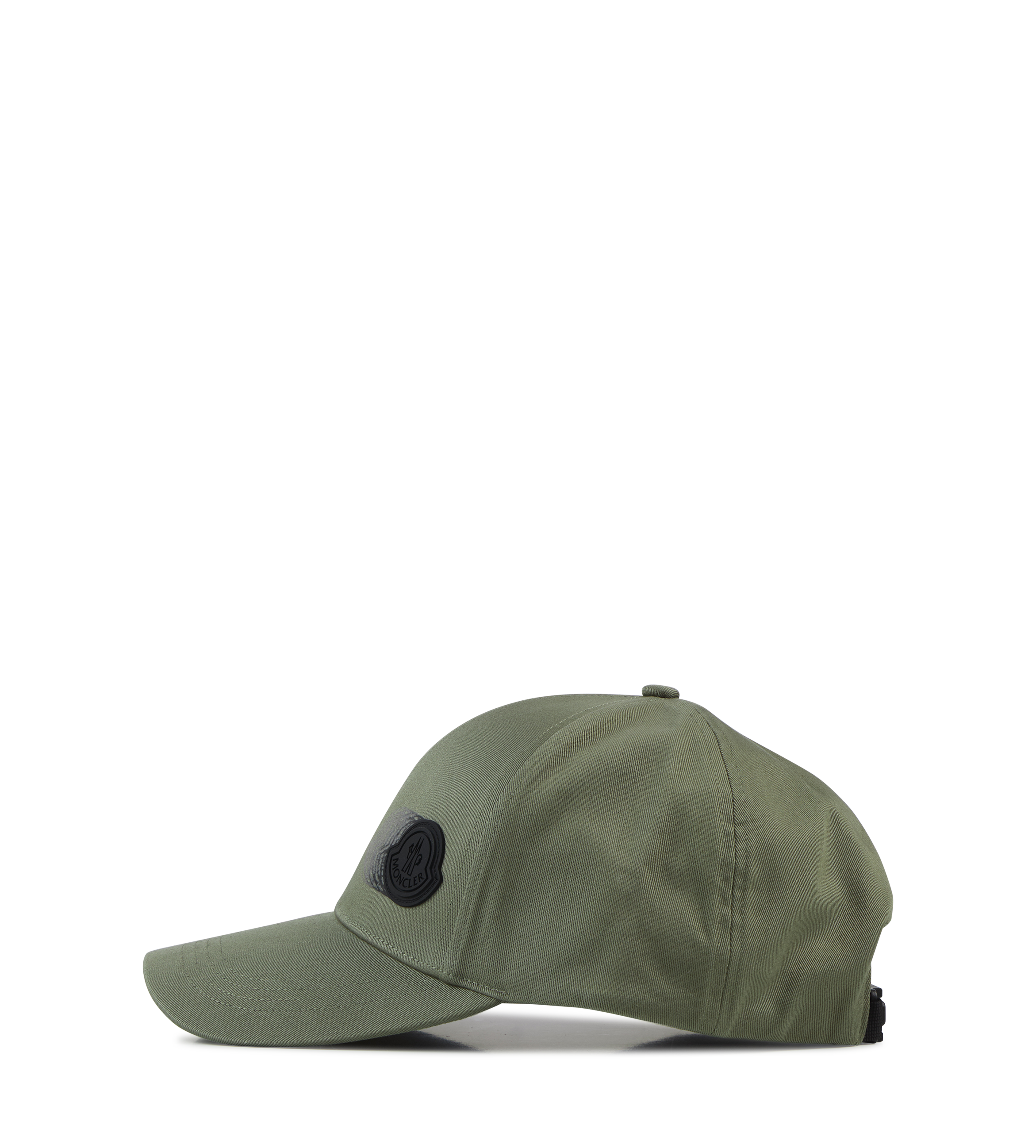 Cotton Gaberdine Side Logo Cap Green