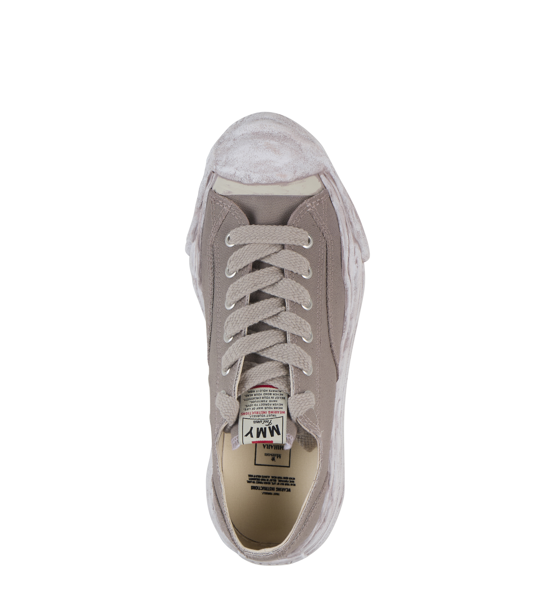 Hank Garment Dyed Low Top Sneaker Grey