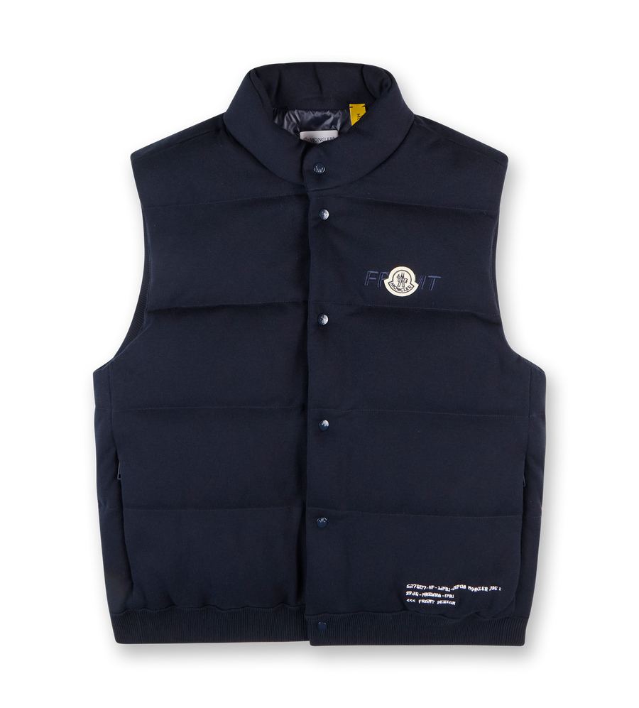 Moncler x FRGMT Gilet Tricot Navy Blue