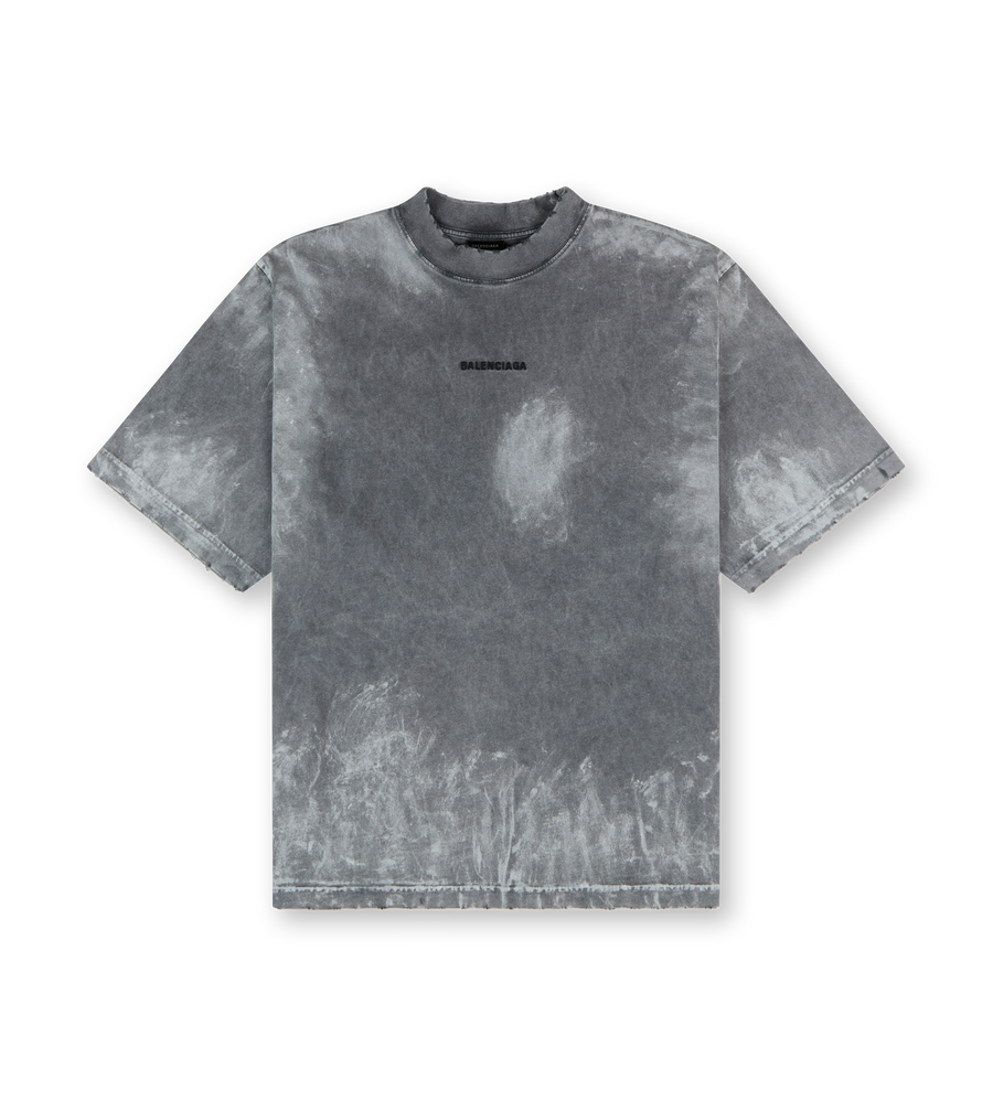 Medium Fit T-shirt Painted Grey
