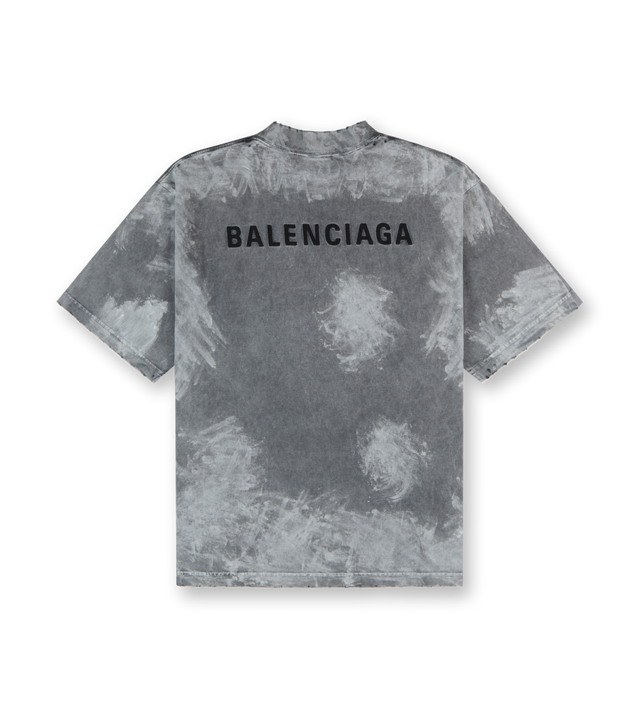 Medium Fit T-shirt Painted Grey