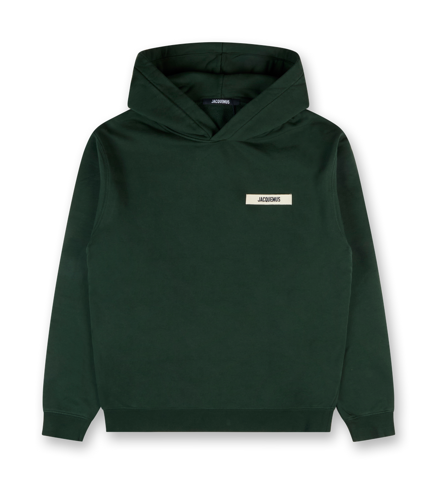 De Gros Grain-hoodie Dark Green
