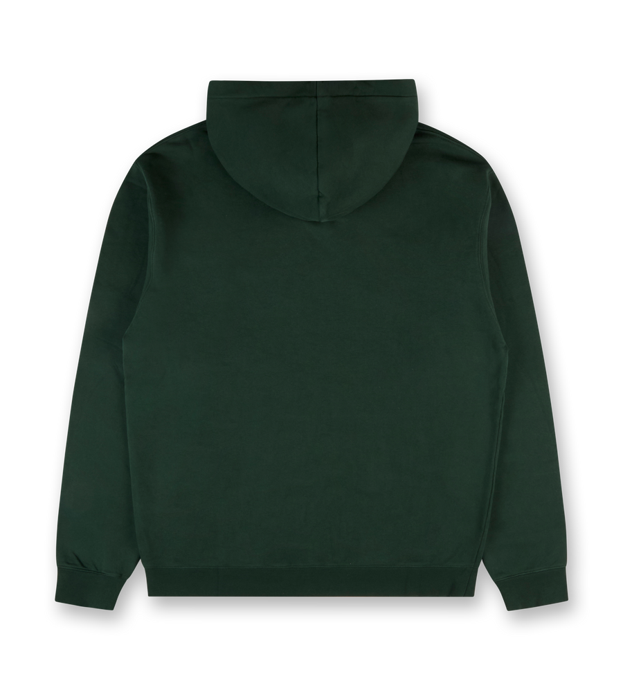 De Gros Grain-hoodie Dark Green
