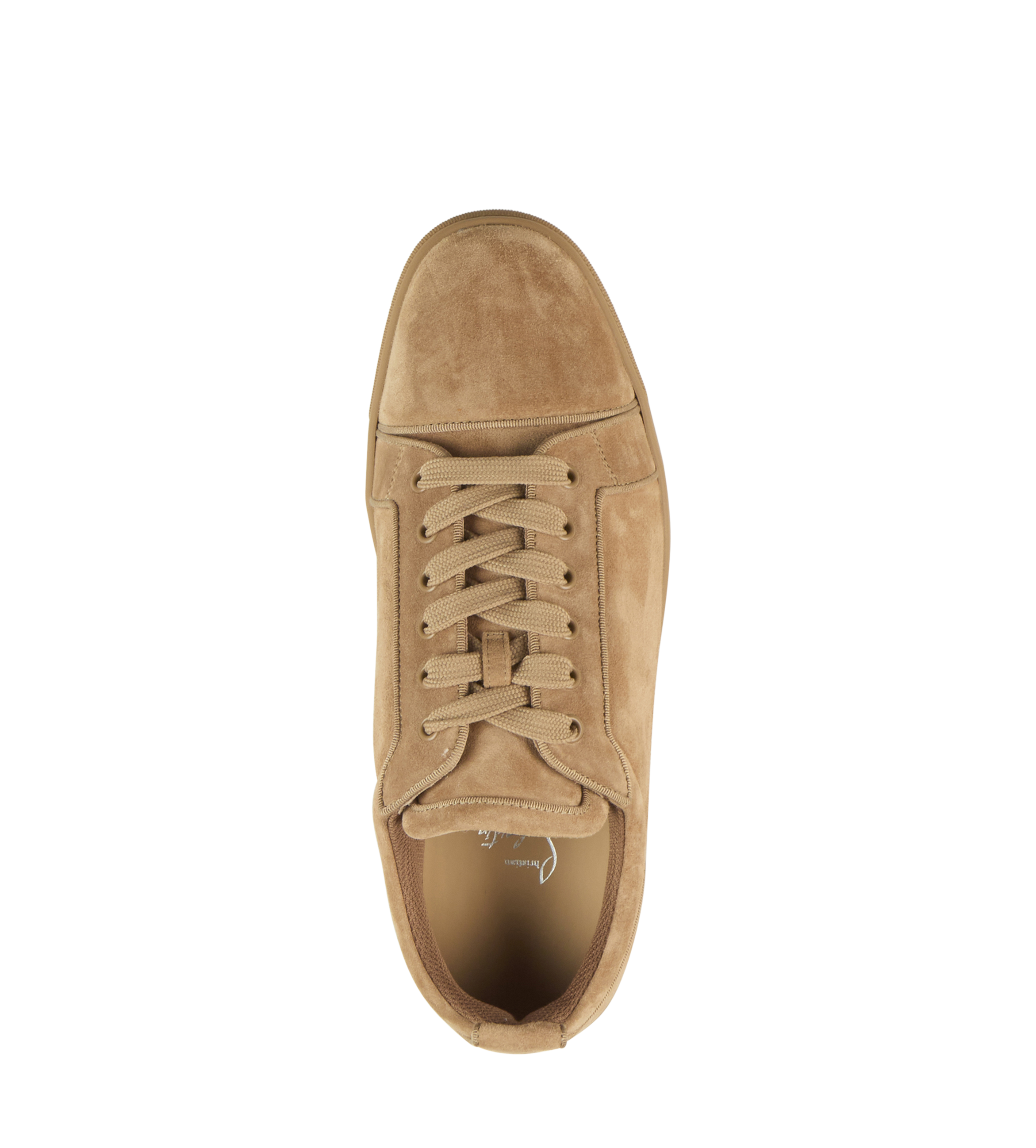 Louis Junior Grosgrain-Trimmed Suede Sneakers Lionne