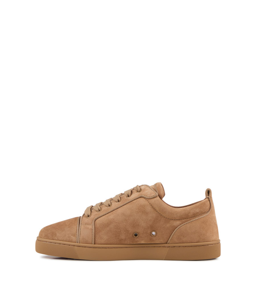 Louis Junior Grosgrain-Trimmed Suede Sneakers Lionne
