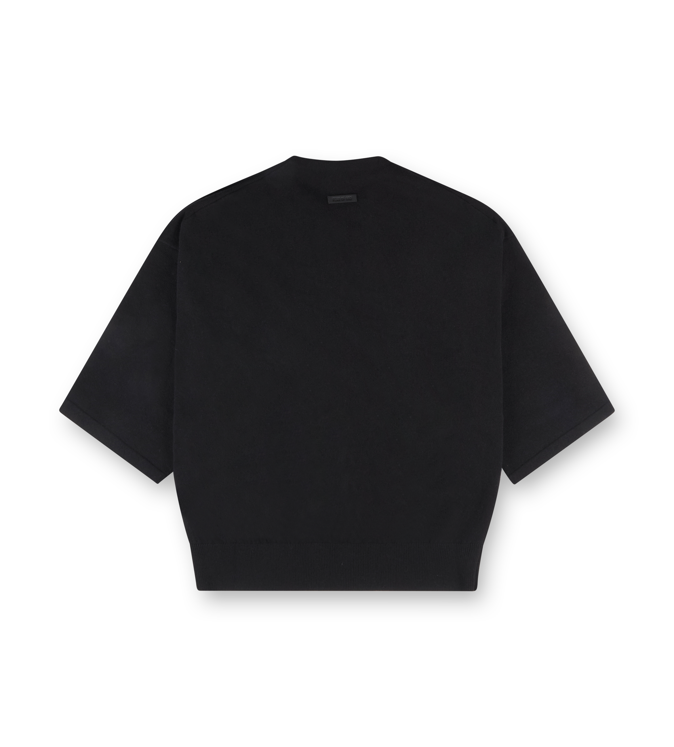 Fear of God Fine Knit Henley Tee (Black)
