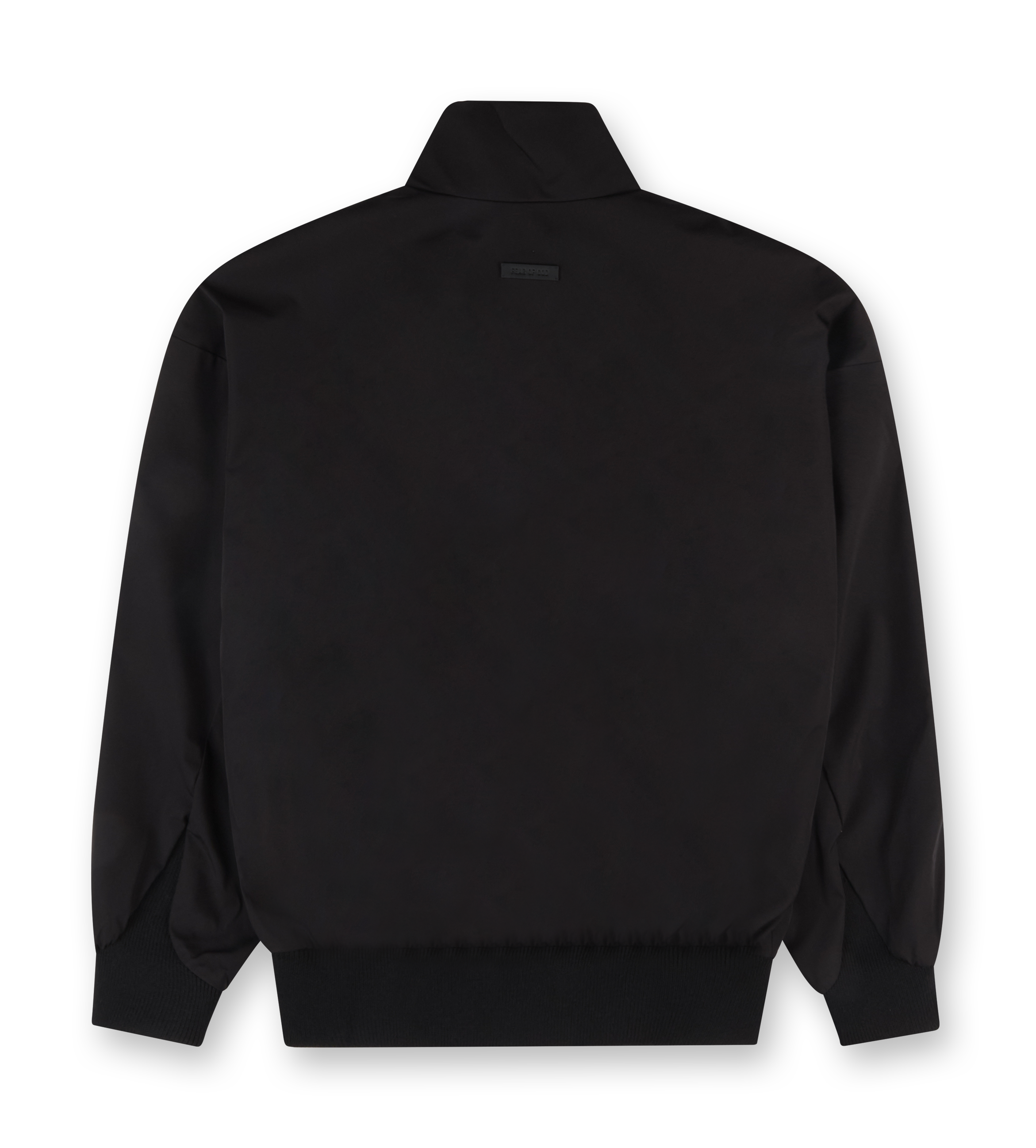 High Neck Track Jacket Black