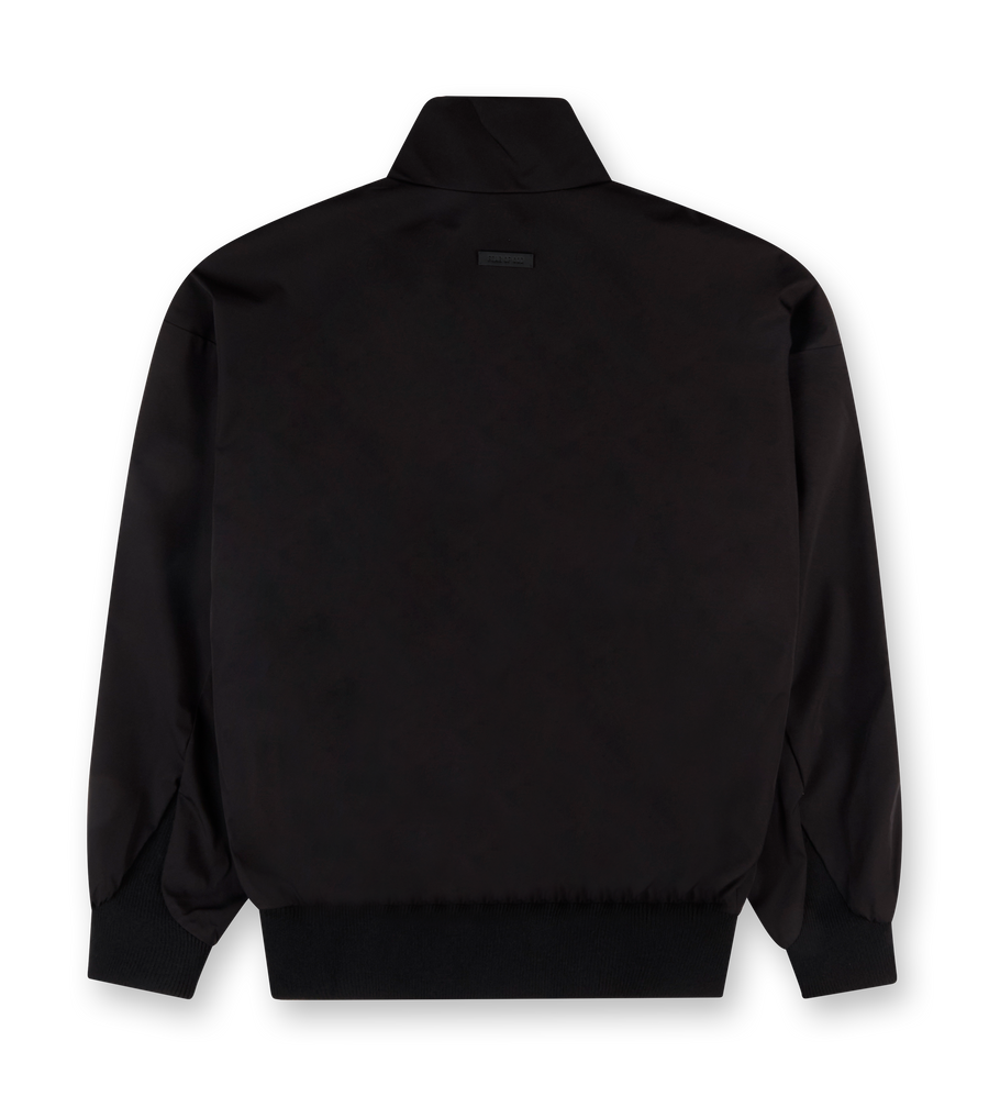 High Neck Track Jacket Black