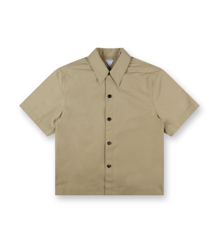 Bottega Veneta Faille Shirt in Sahara