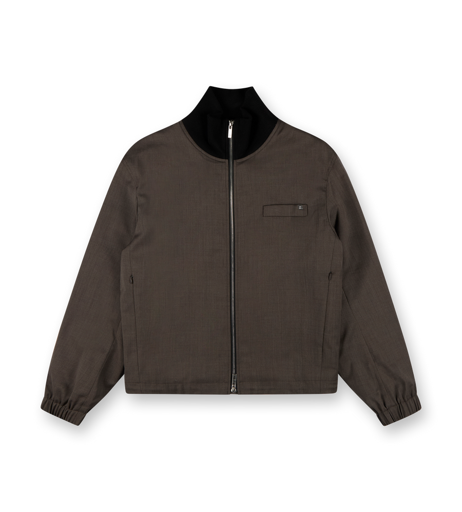 Relaxed Wool Bomber