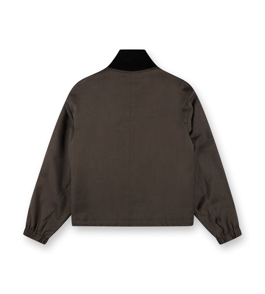 Relaxed Wool Bomber