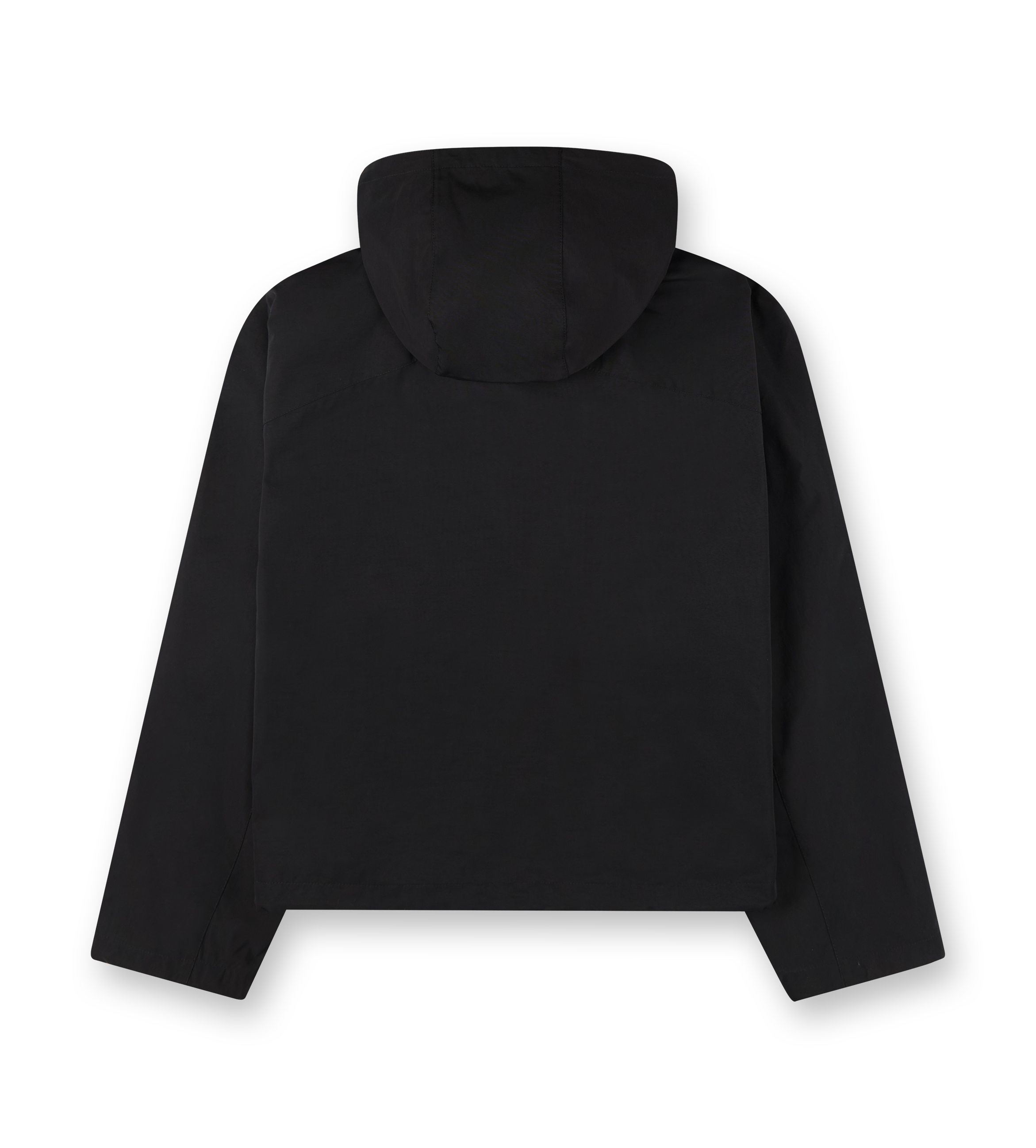 Technical Faille Blouson Coat Black