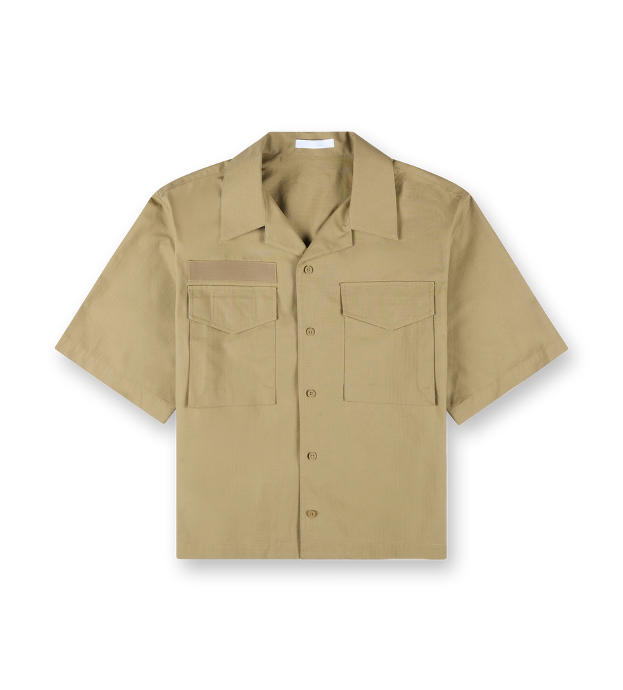 Boxy Field Shirt Warm Khaki