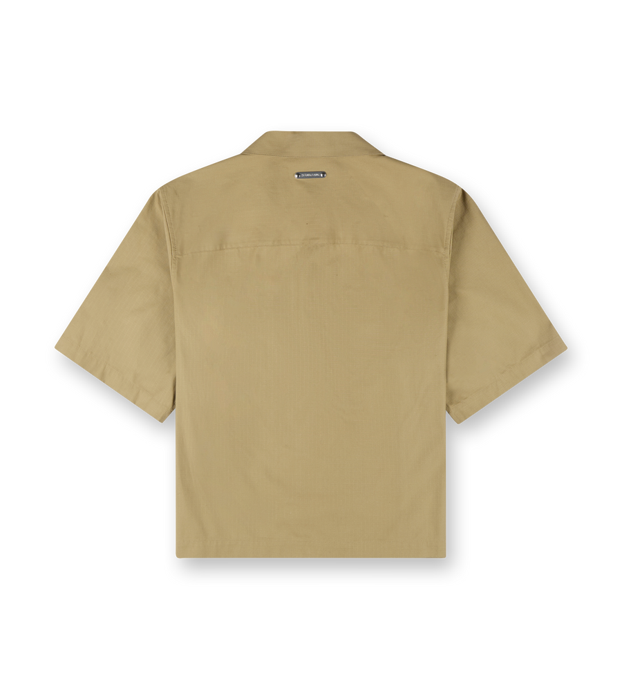 Boxy Field Shirt Warm Khaki