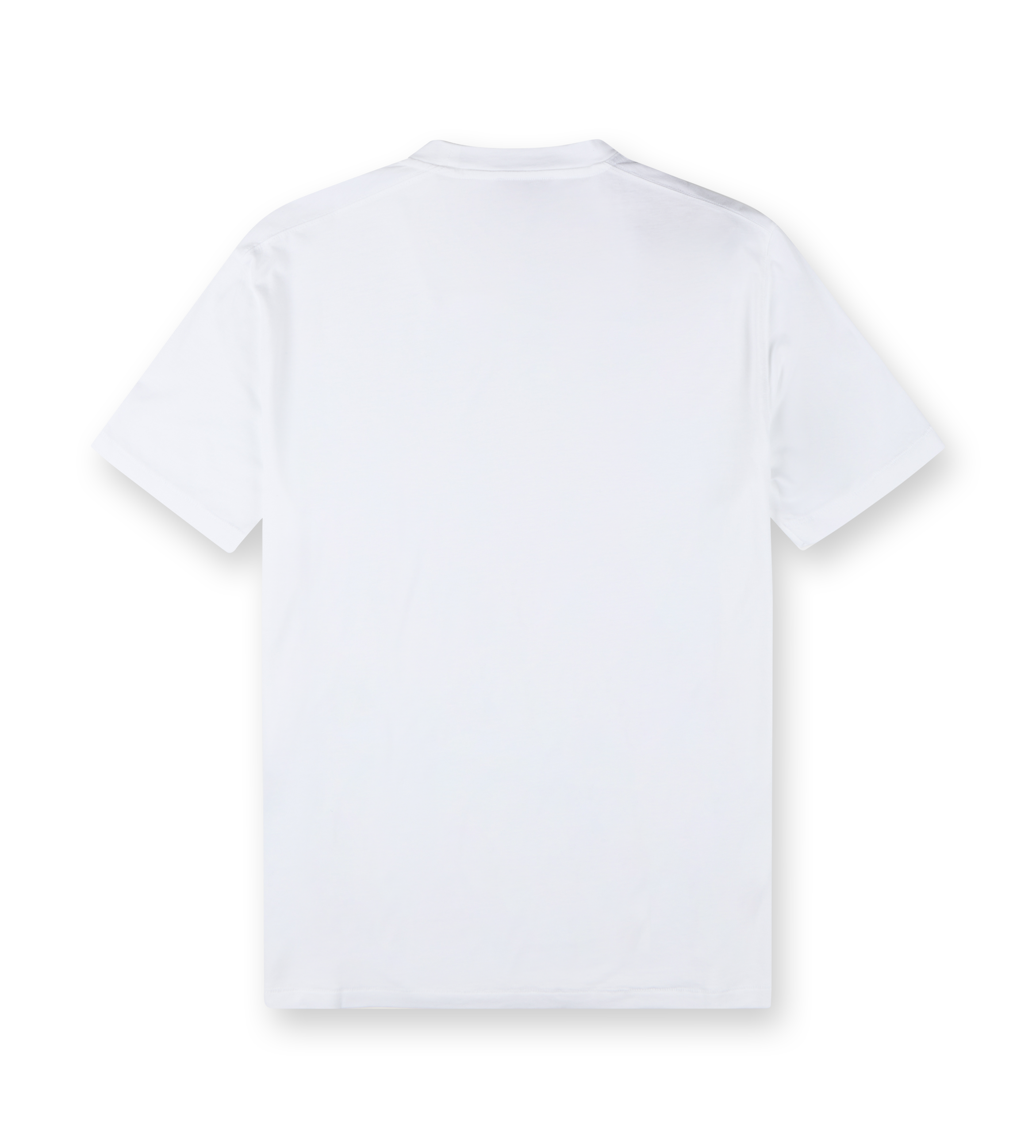 Cut and Sewn Crew Neck Knitted T-shirt White Chalk
