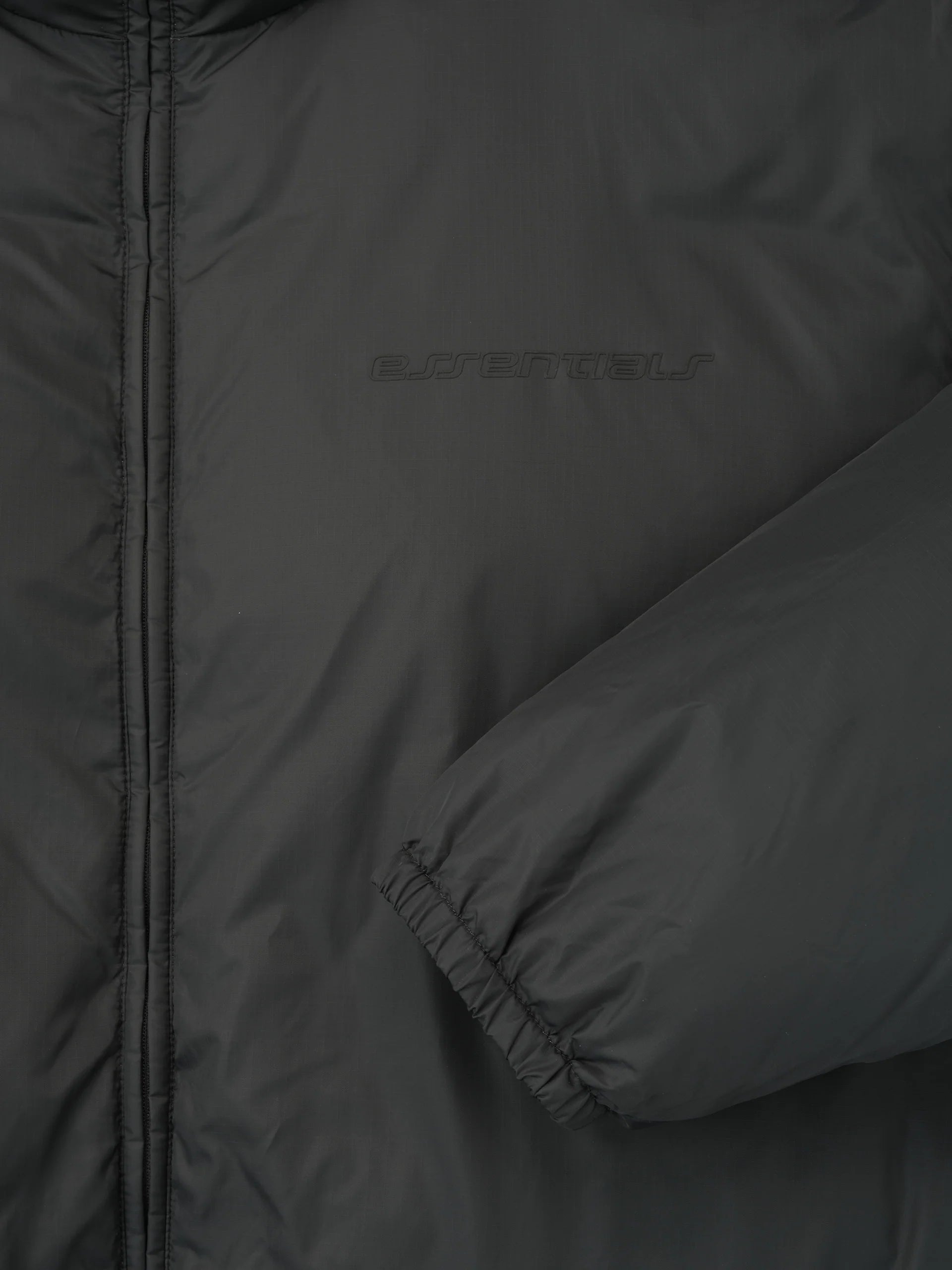 Fear of God Essentials Puffer Jacket in Iron Grey
