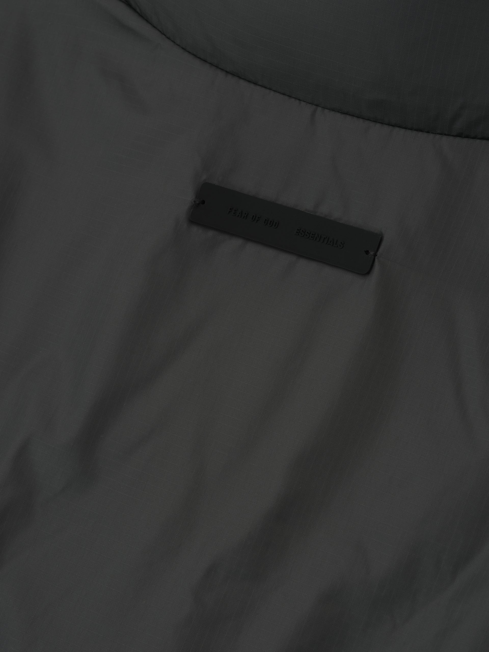 Fear of God Essentials Puffer Jacket in Iron Grey