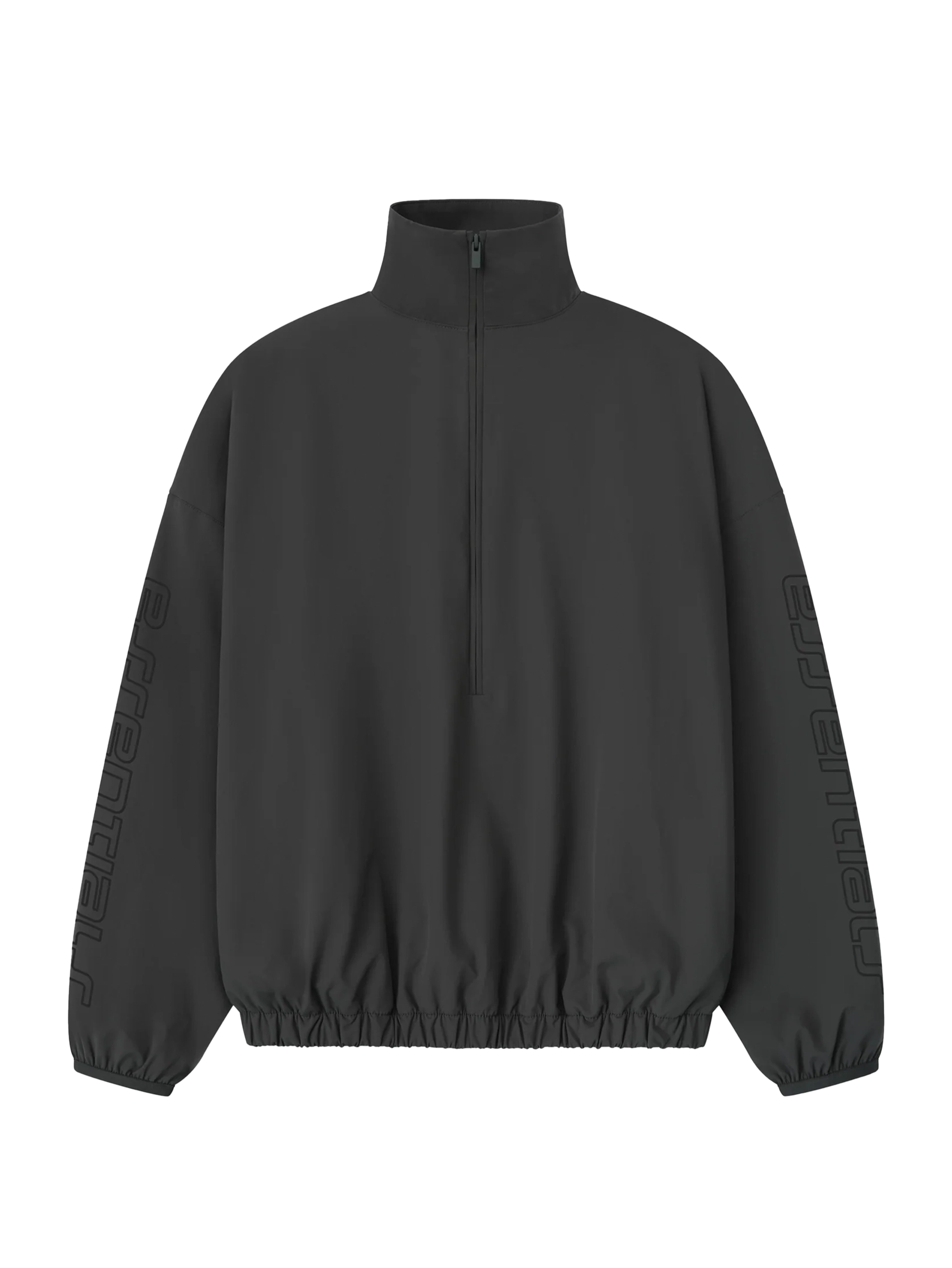 Fear of God Essentials Half Zip Track Jacket in Iron Grey