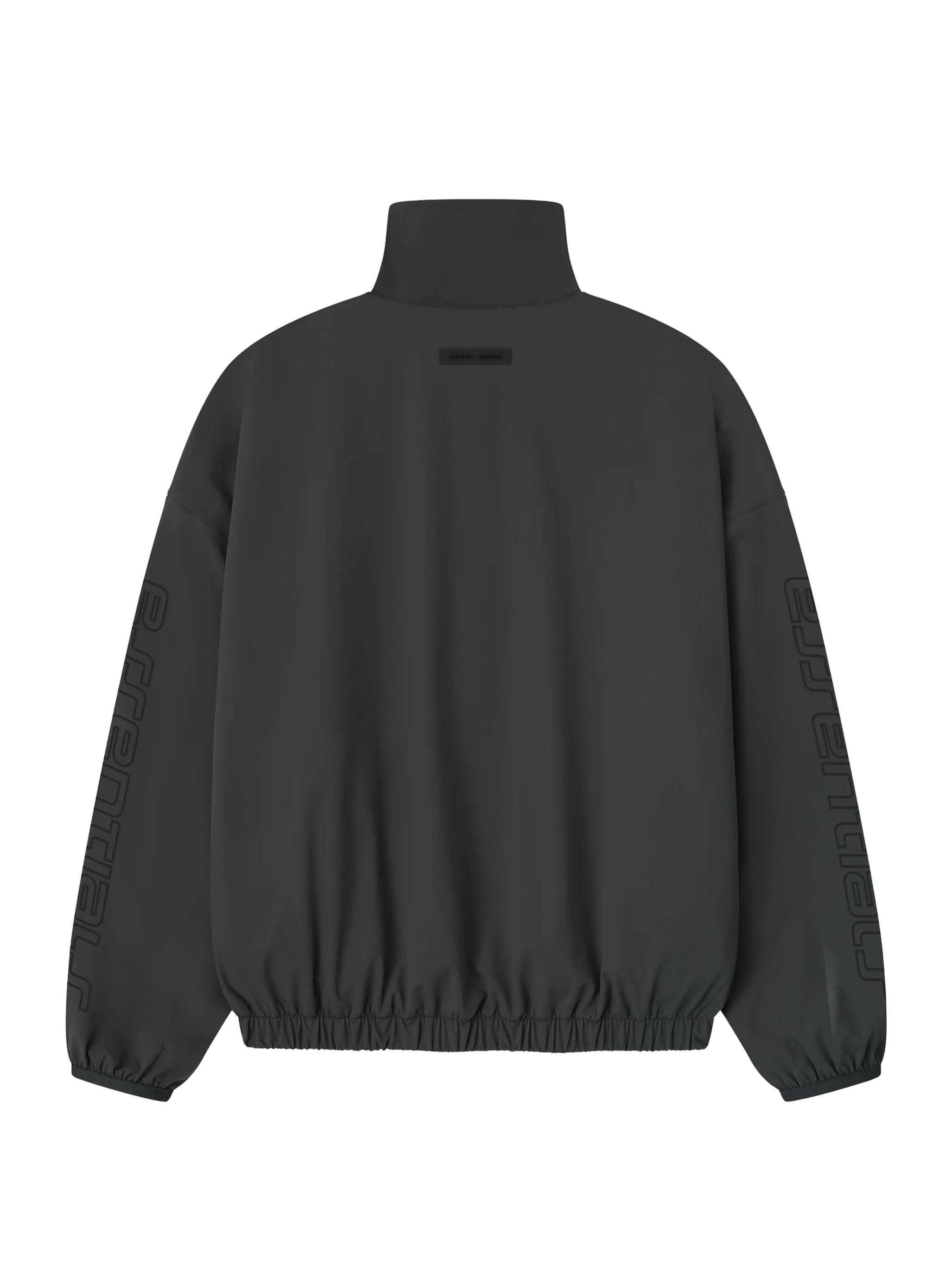 Fear of God Essentials Half Zip Track Jacket in Iron Grey