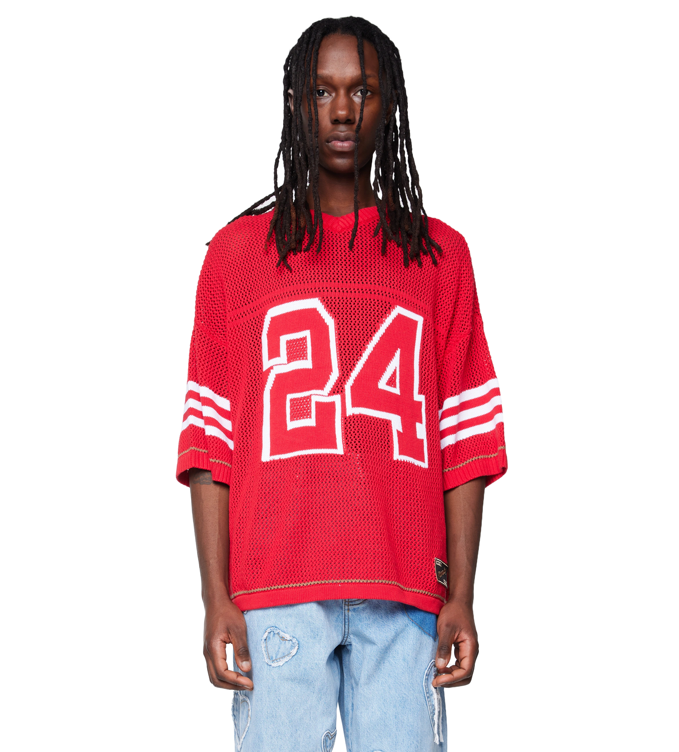 Knit 24 Football Shirt Red