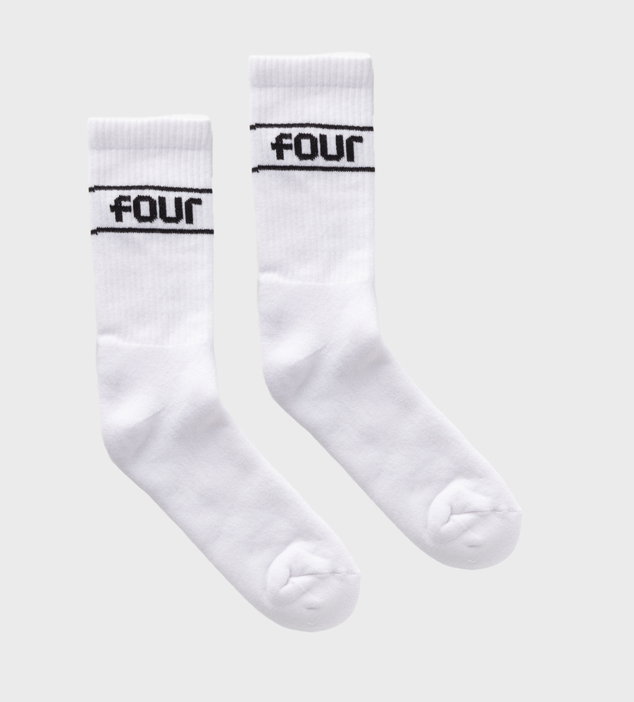 Stripe Socks White