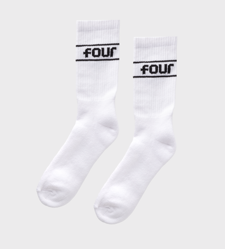 Stripe Socks White