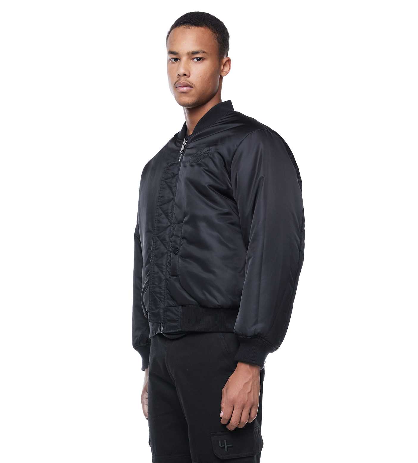 Reversible Bomber Jacket Black