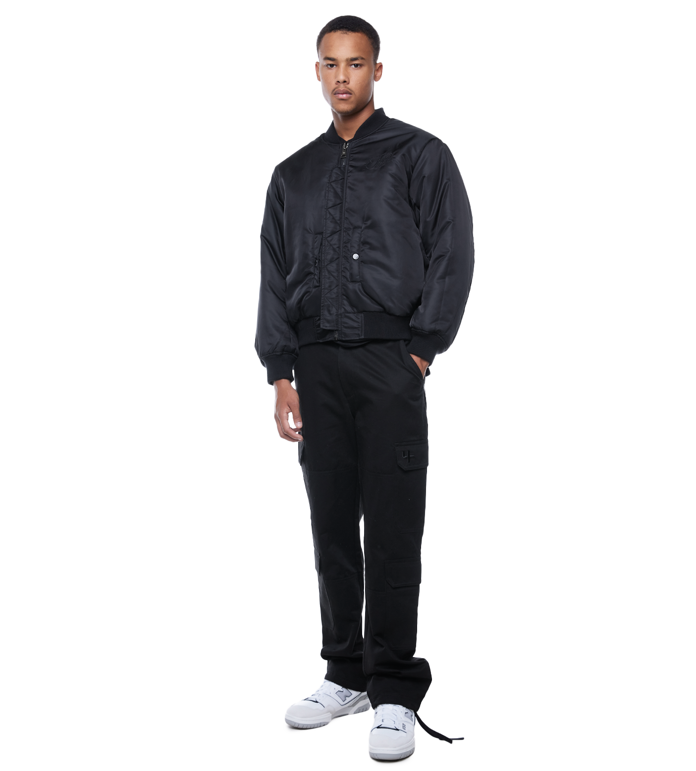 Reversible Bomber Jacket Black