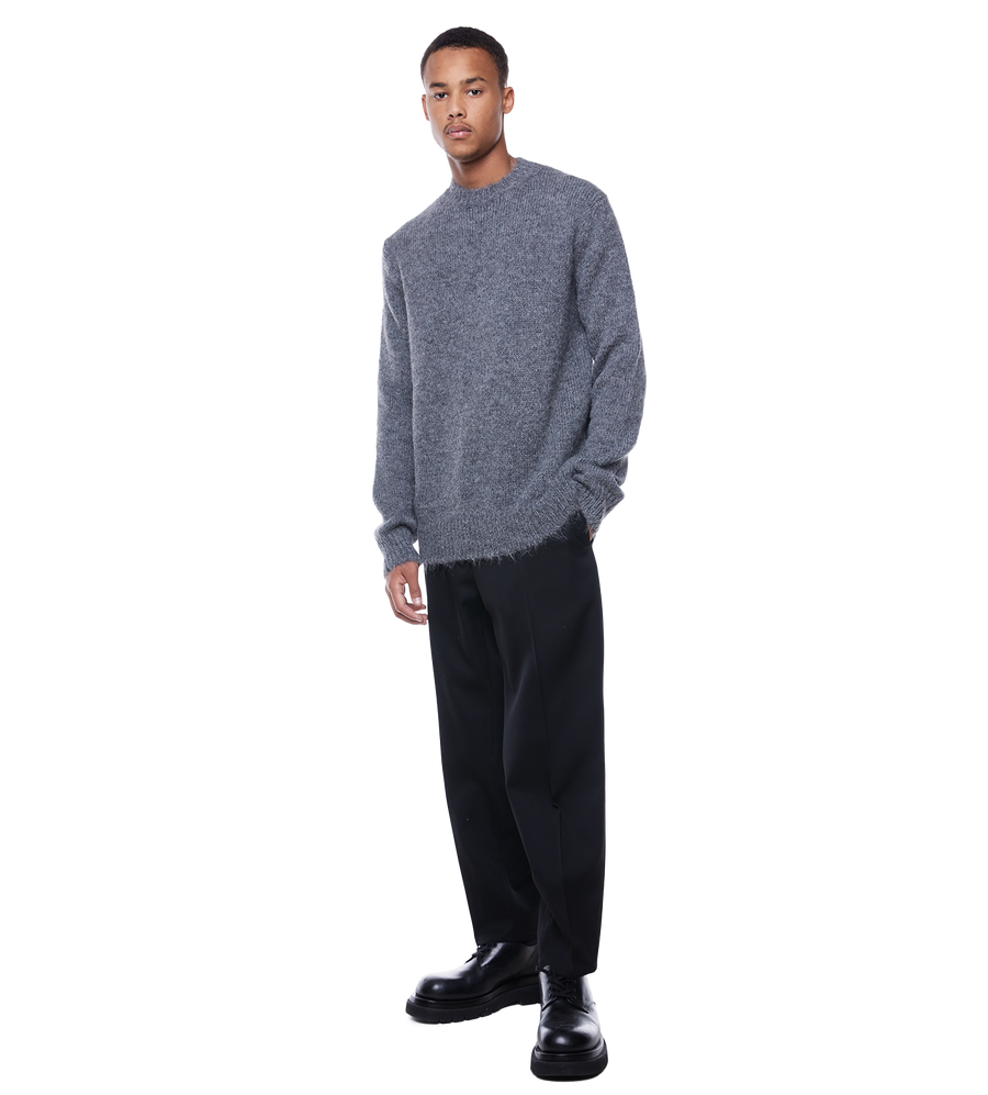 Fine-Knit Jumper Grey