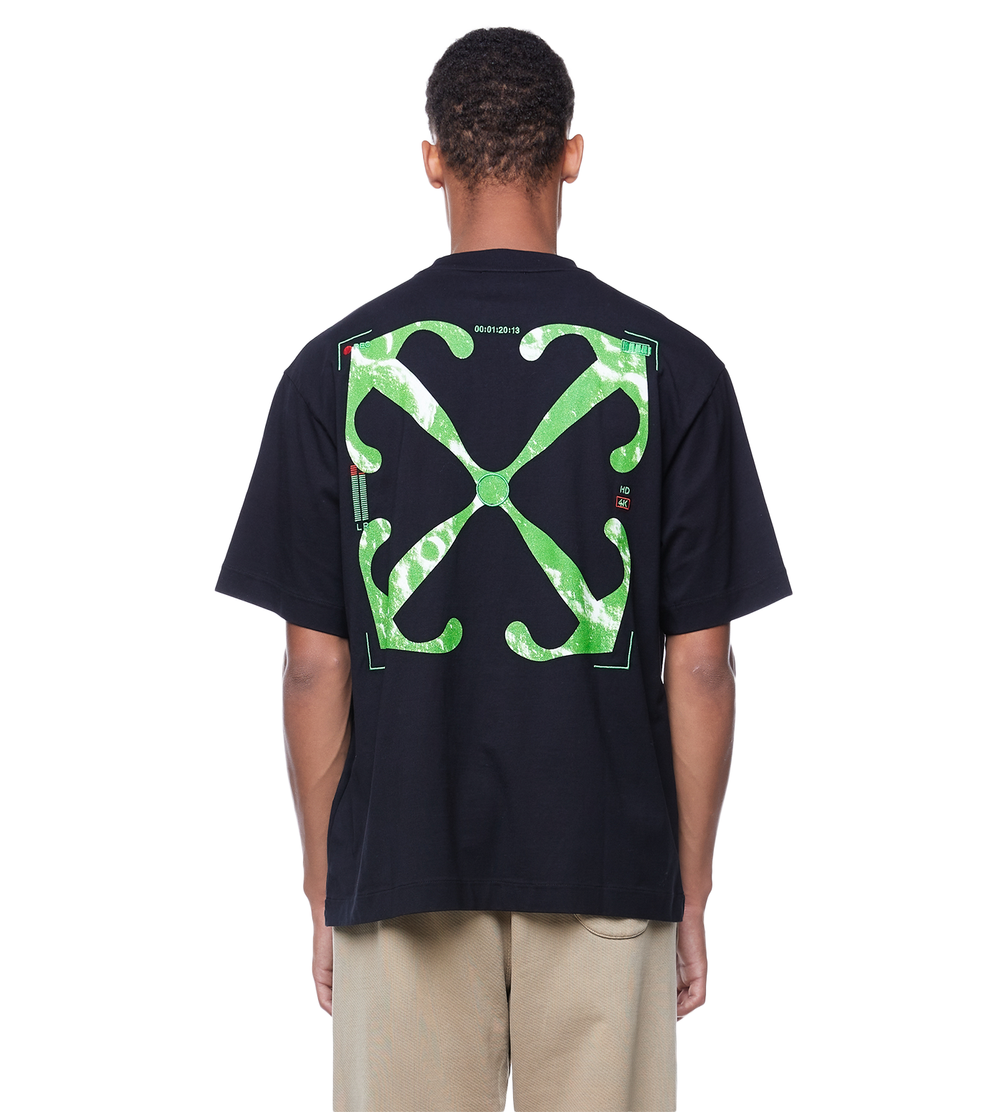 T-shirt Black Green