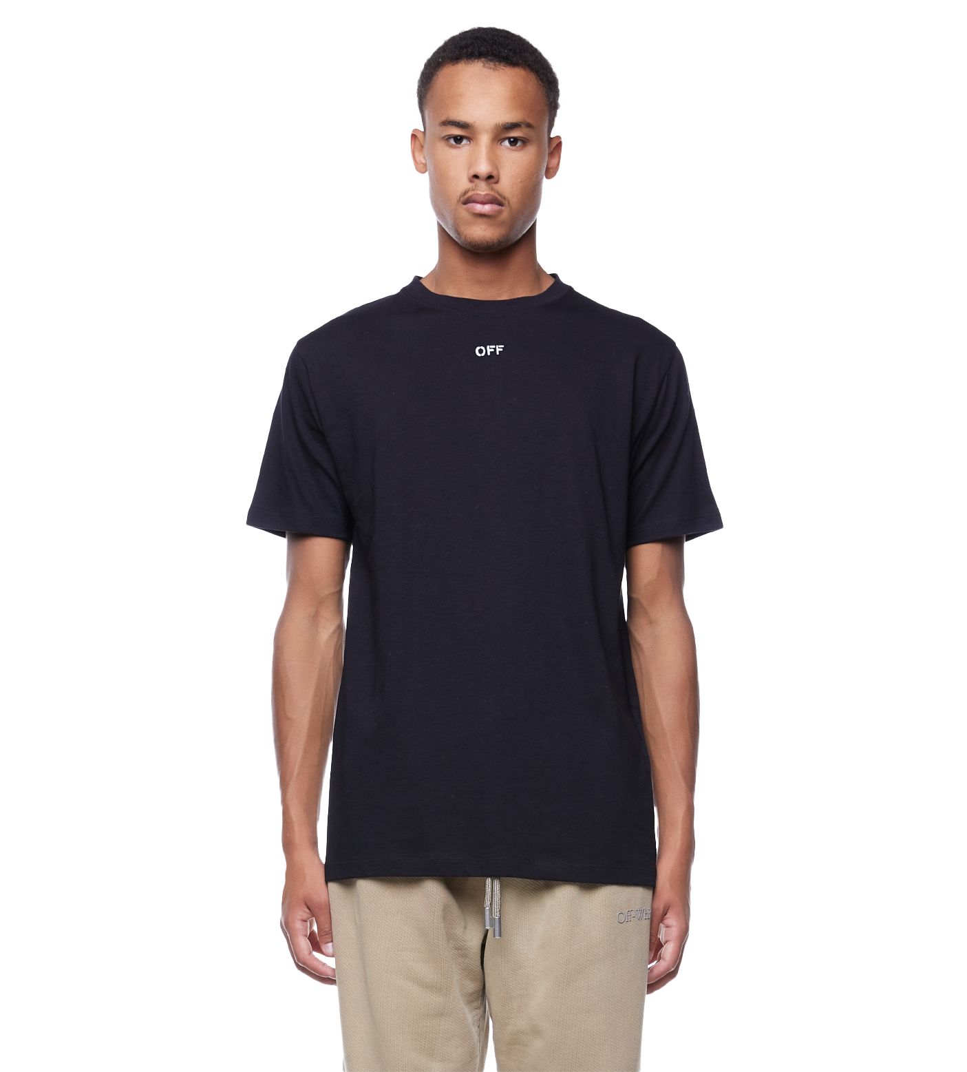 T-shirt Black White