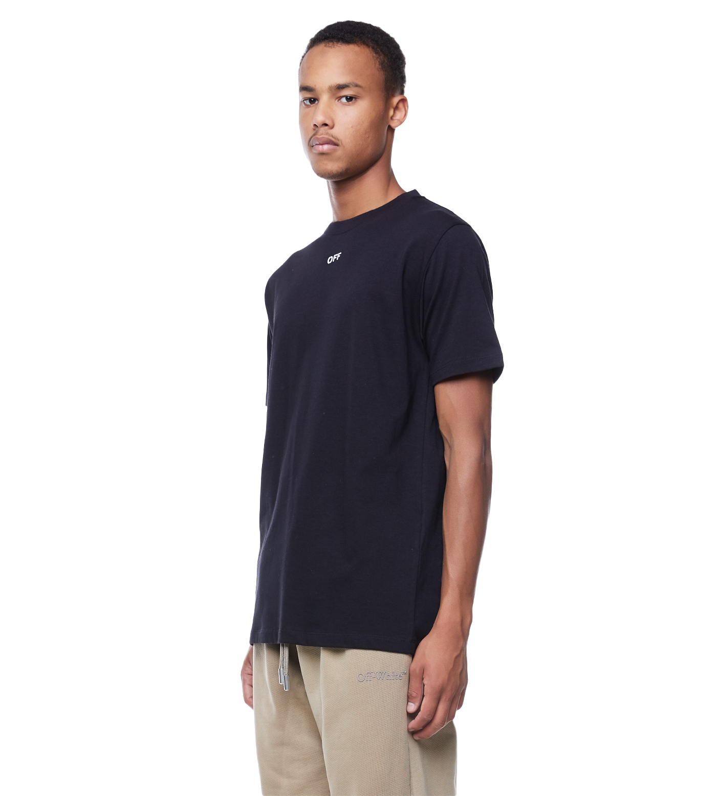 T-shirt Black White