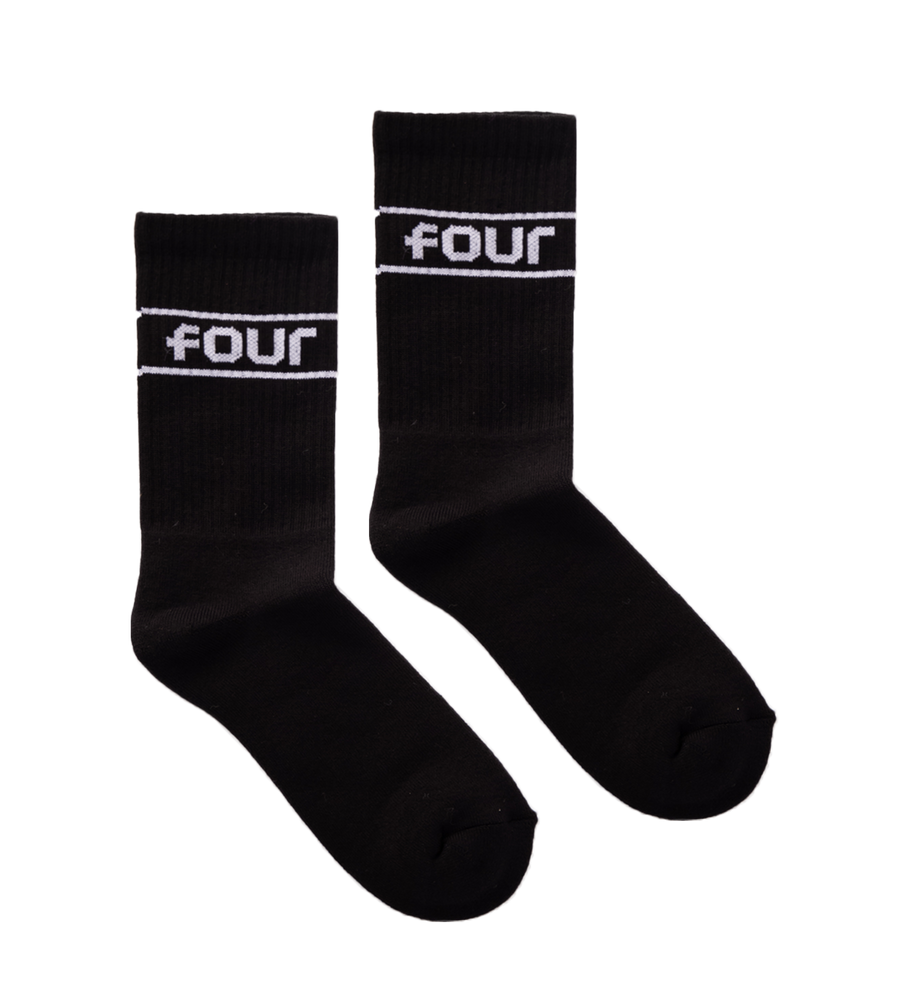 Stripe Socks Black